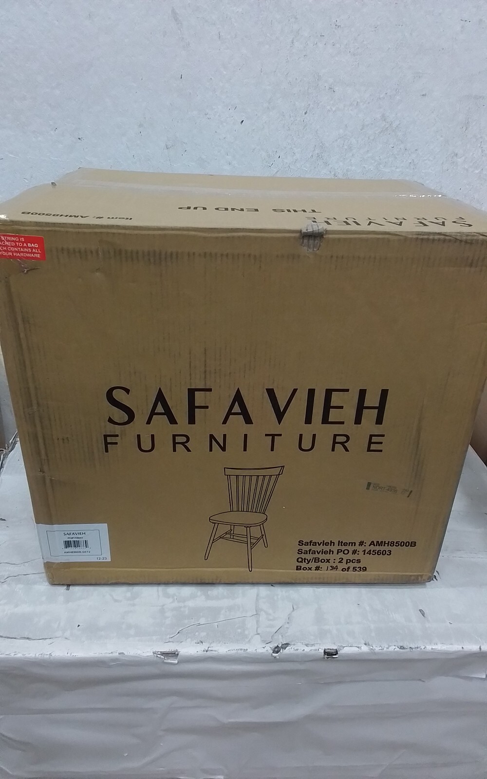 Safavieh PARKER SPINDEL SIDE CHAIR, Reduced Price 2172734321 AMH8500B