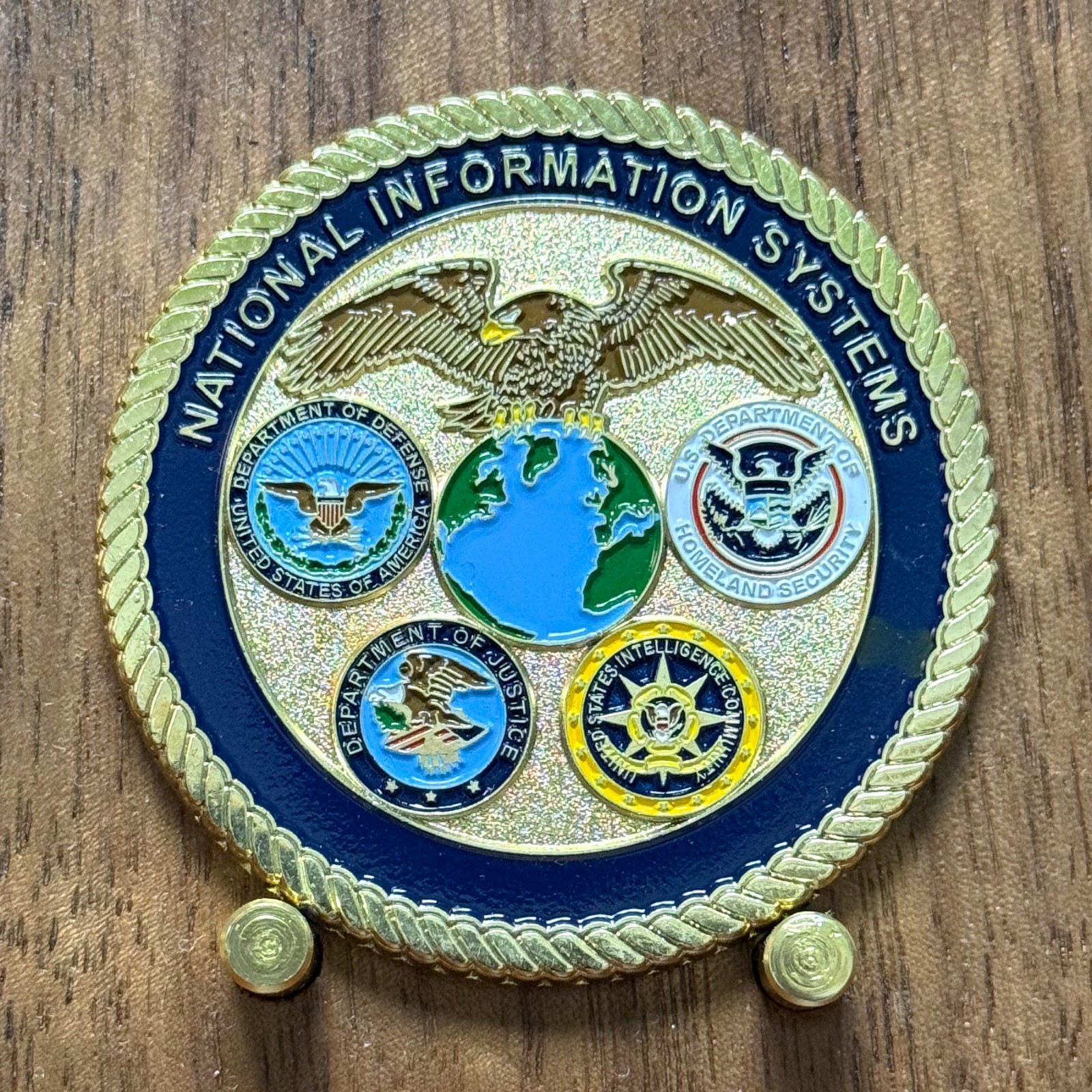 AT&T Government Solutions National Information Systems Challenge Coin  W#2
