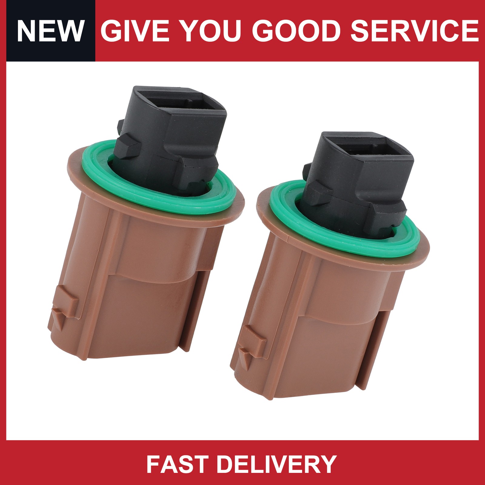 2pcs Turn Signal Socket Connectors for Jeep Grand Cherokee 11-21 68236108AE