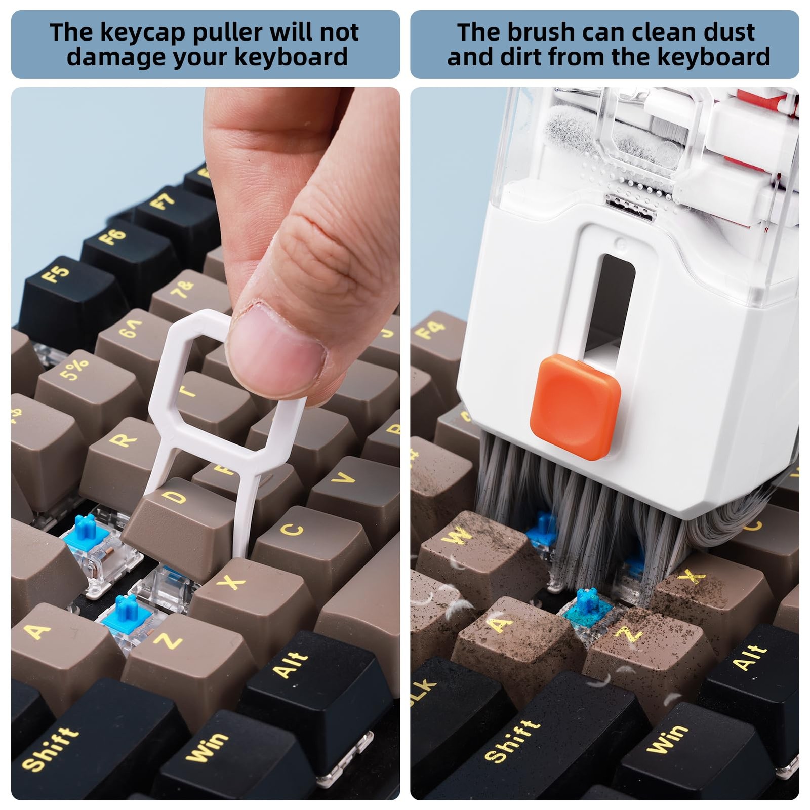 Keyboard Laptop Cleaning Kit Multi-Function PC Screen Brush Electronics Cleaner