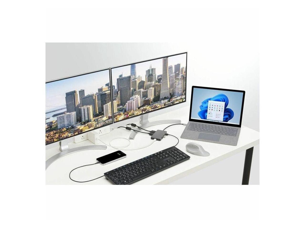 Kensington UH1450P USB-C Mobile Dock - for Notebook/Desktop PC/Smartphone/Monito