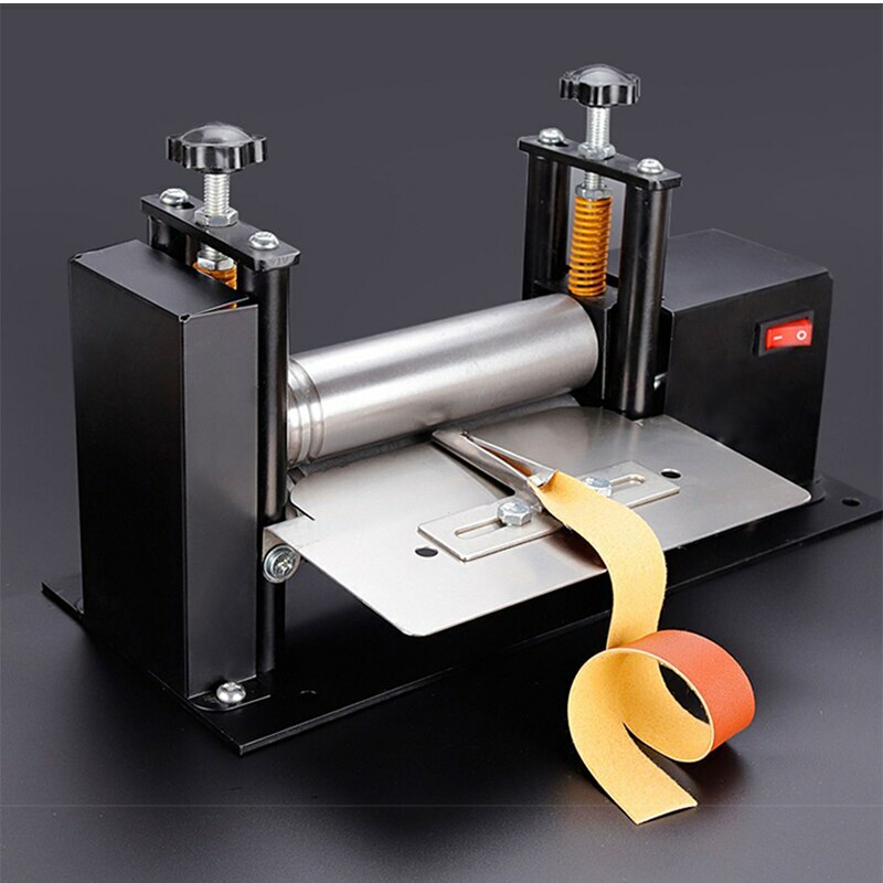 220V Electric Leather Shoulder Strap Rolling Machine Strip Pulling Laminator