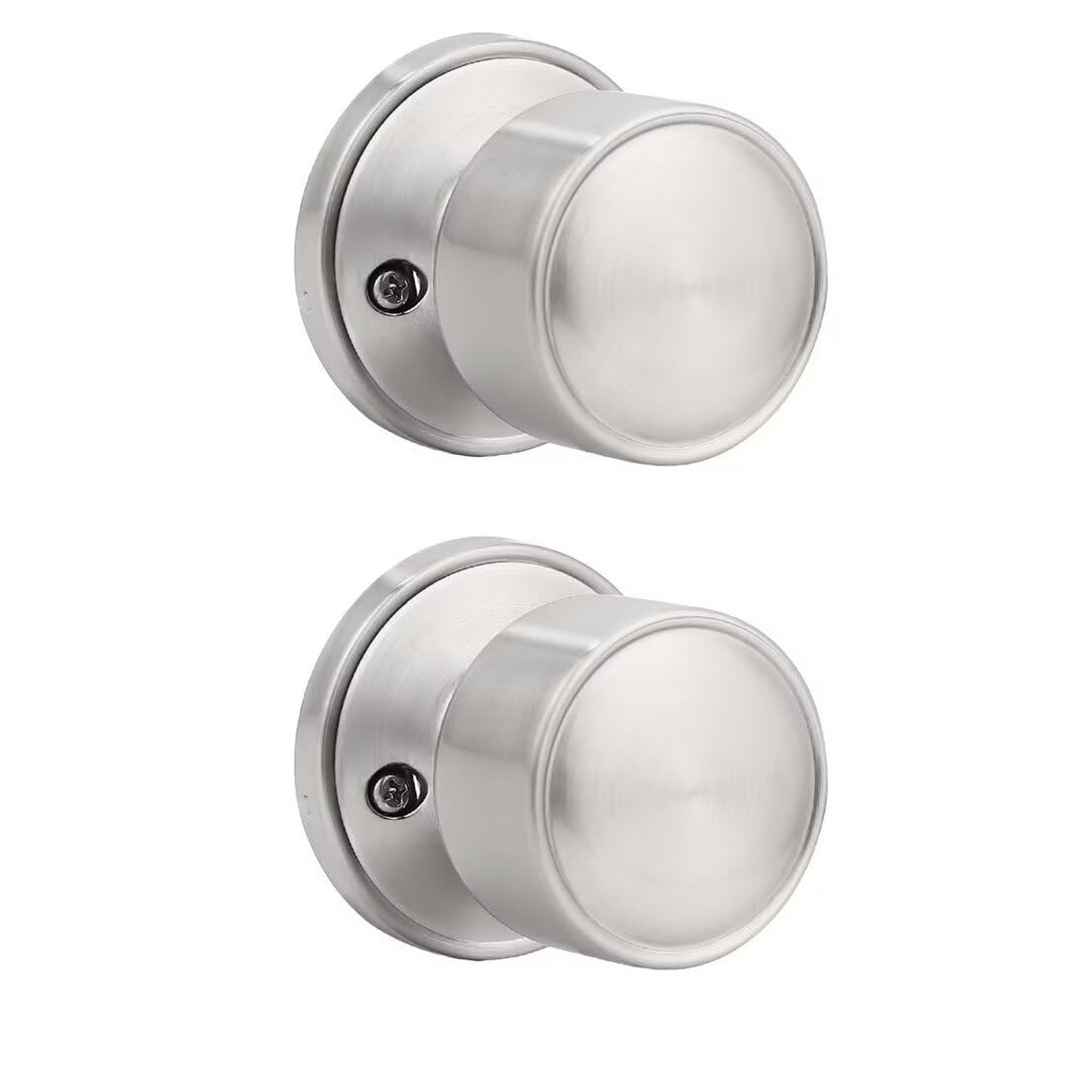 One Sided Dummy Door Knobs Interior for Bifold Doors 2 Pack, Modern Dummy Doo...