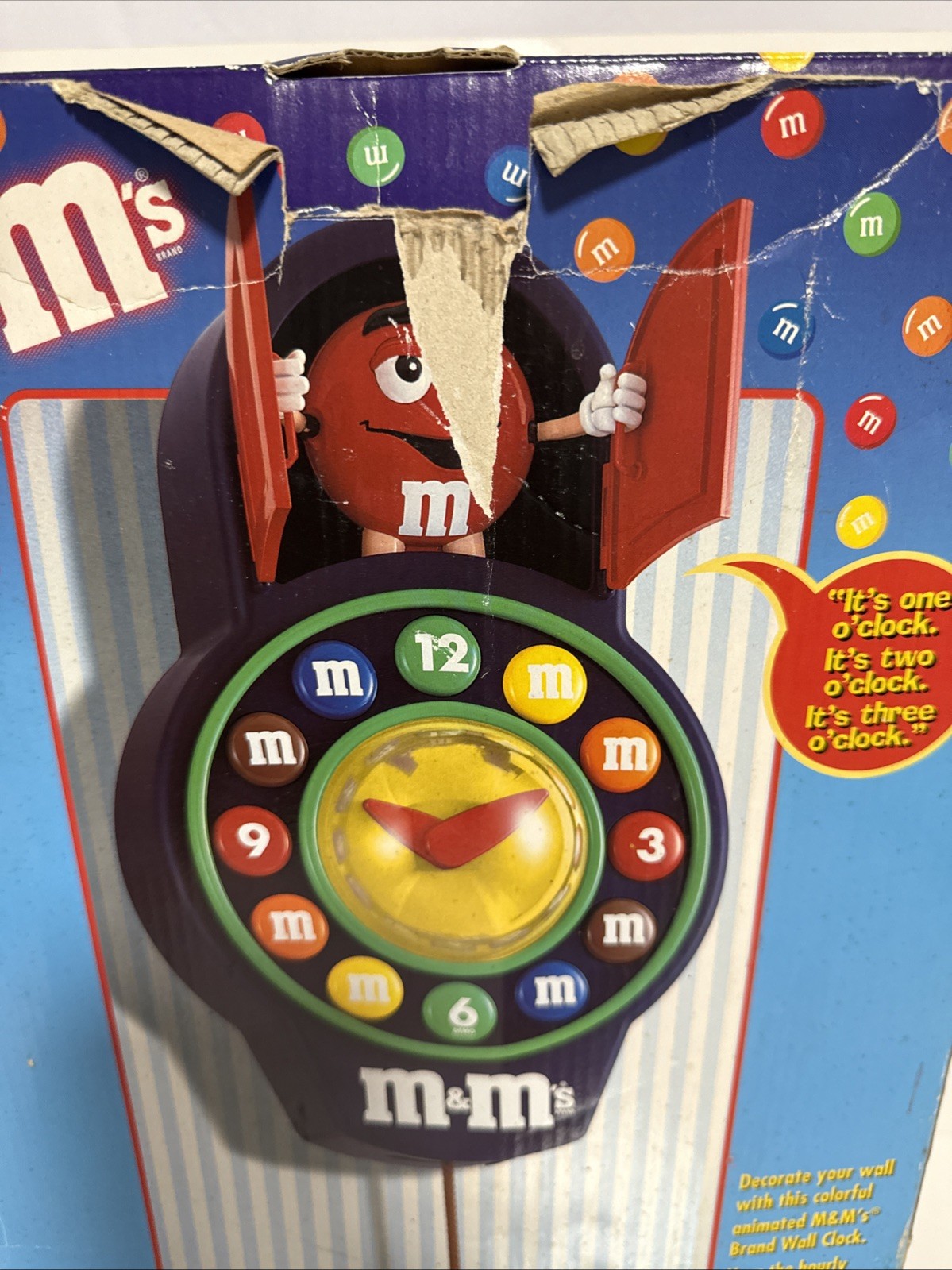 M&M Animated Pendulum Cuckoo Wall Clock/For Parts/Untested/Read
