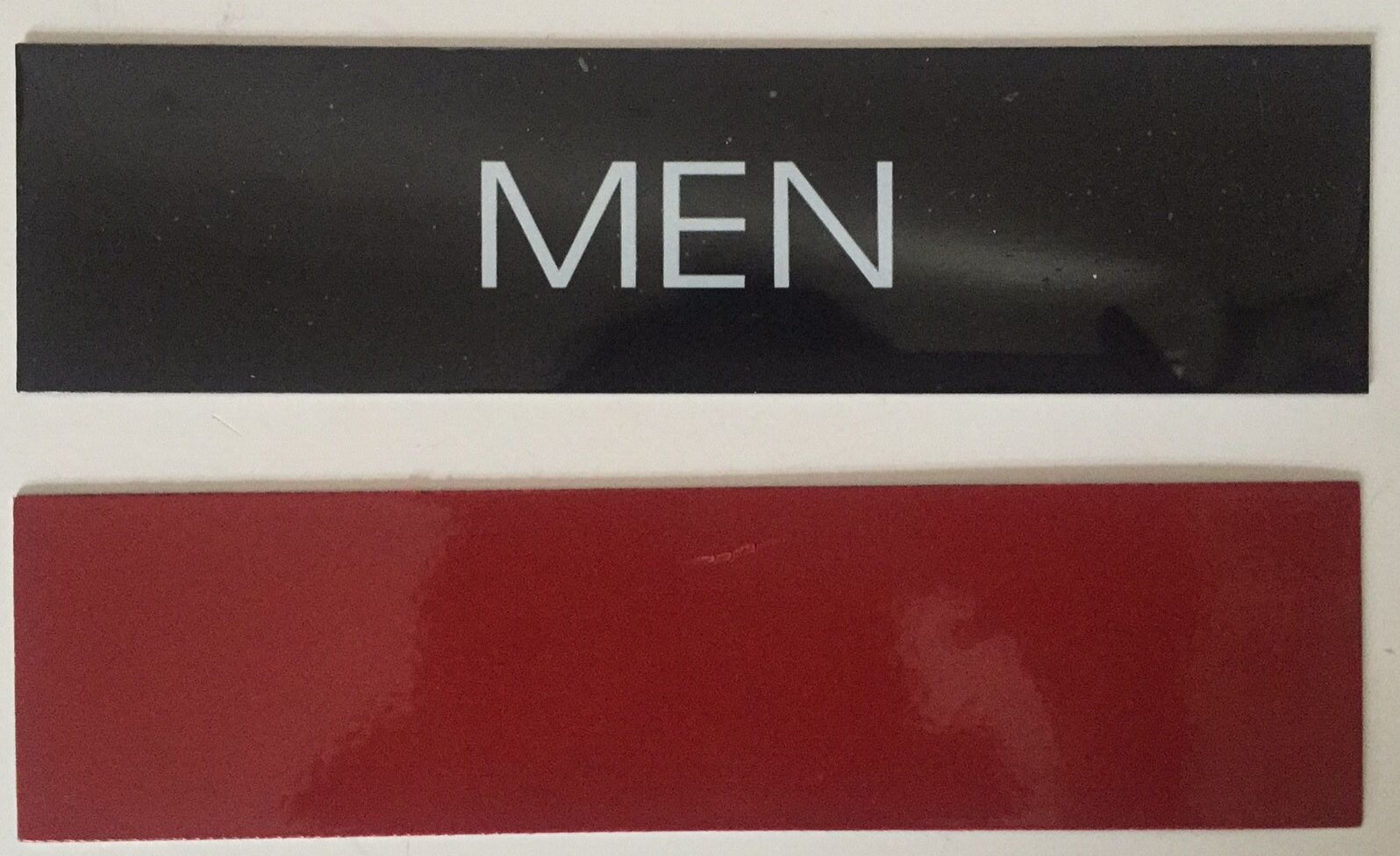 MEN SIGN - BLACK (SIZE 2''X7.75'')-REF24-1027