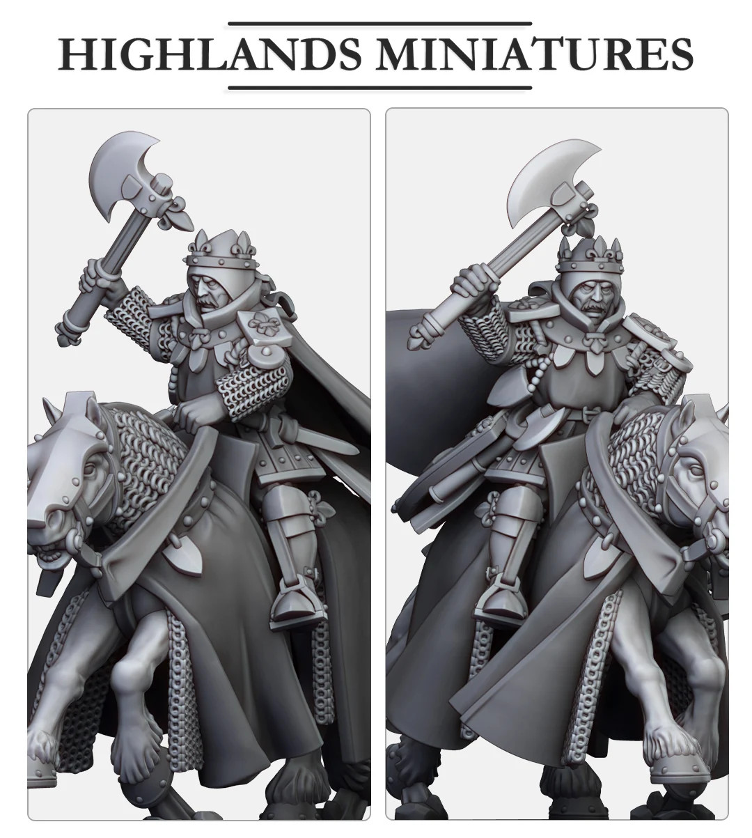 Sir Bruce, Duke of Gallia - 28-32mm Gallia - Resin Tabletop Miniature