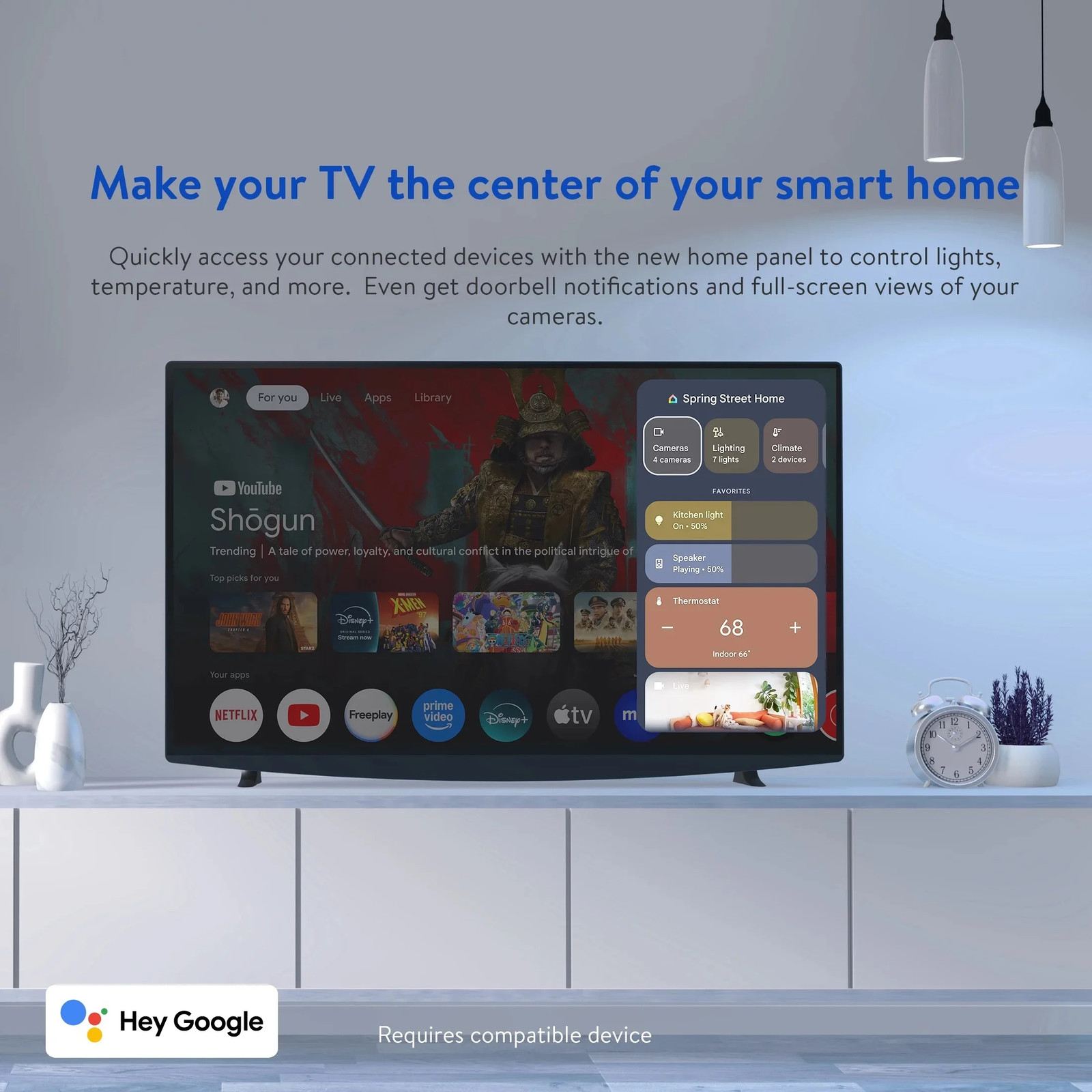 Full HD Streaming Device, Google TV, Voice Remote