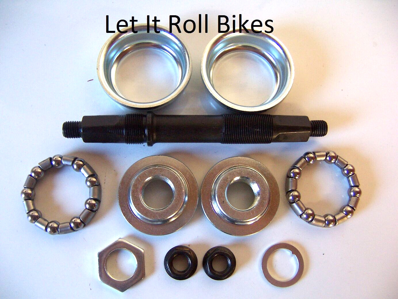 BICYCLE CRANK CONVERSION KIT 1PC TO 3PC CRANK 128MM CRUISER BMX BIKES