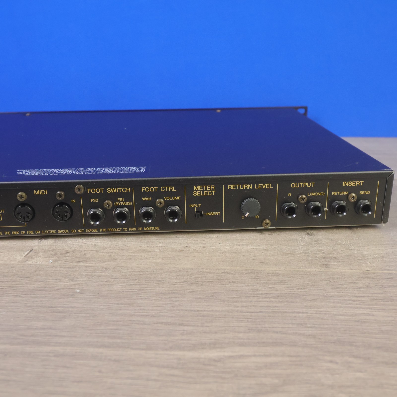 Yamaha FX770 Guitar Effects Processor + MFC10 MIDI Foot Controller Tested VGC
