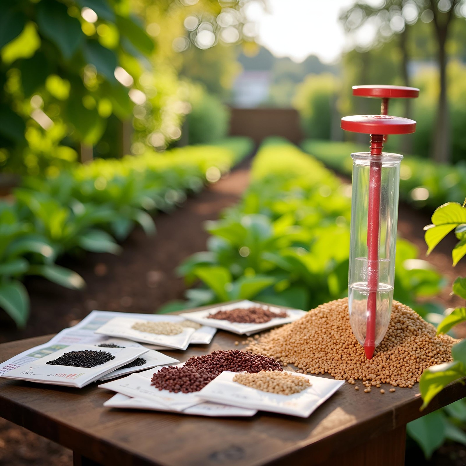 Seeds Dispenser,Mini Seed Spreader Sowing Seeder Tool,Handheld Seed Sower,Min...