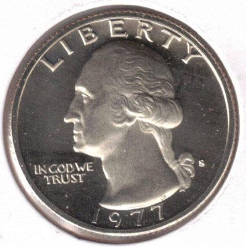 1977-S San Francisco Proof Washington Quarter Coin!