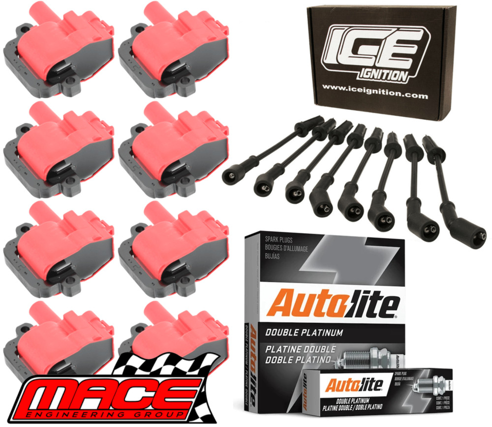 MACE HIGH VOLTAGE IGNITION SERVICE KIT FOR HOLDEN CREWMAN VY VZ LS1 5.7L V8