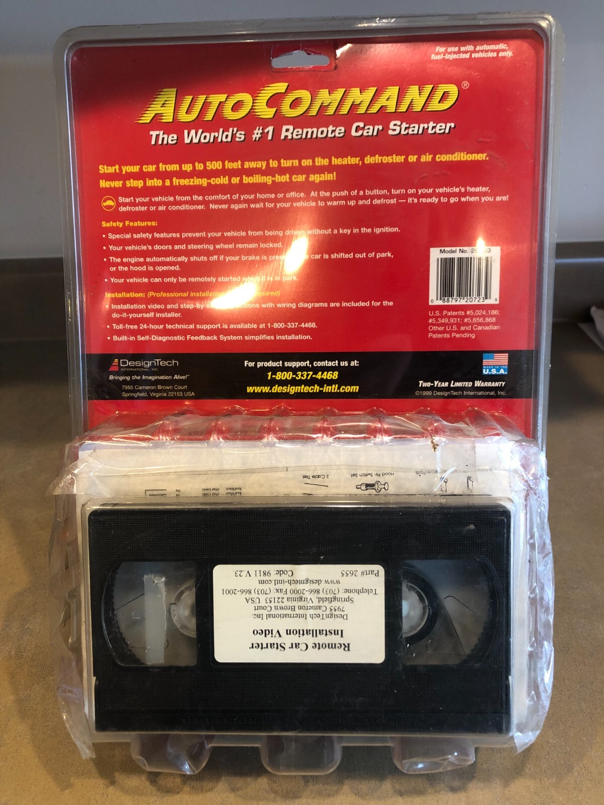 DesignTech AutoCommand Remote Car Starter NEW OPEN BOX