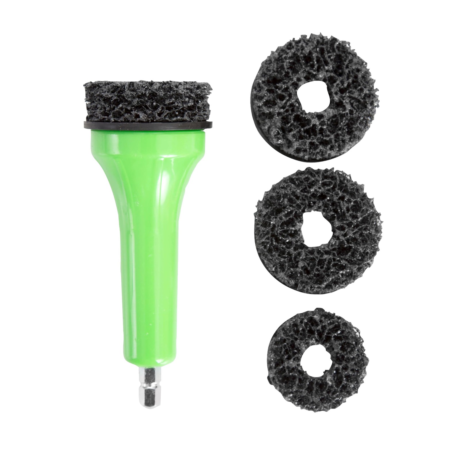 OEMTOOLS 24686 Brake Hub Resurfacing Tool with Pads, Drill Small, Green