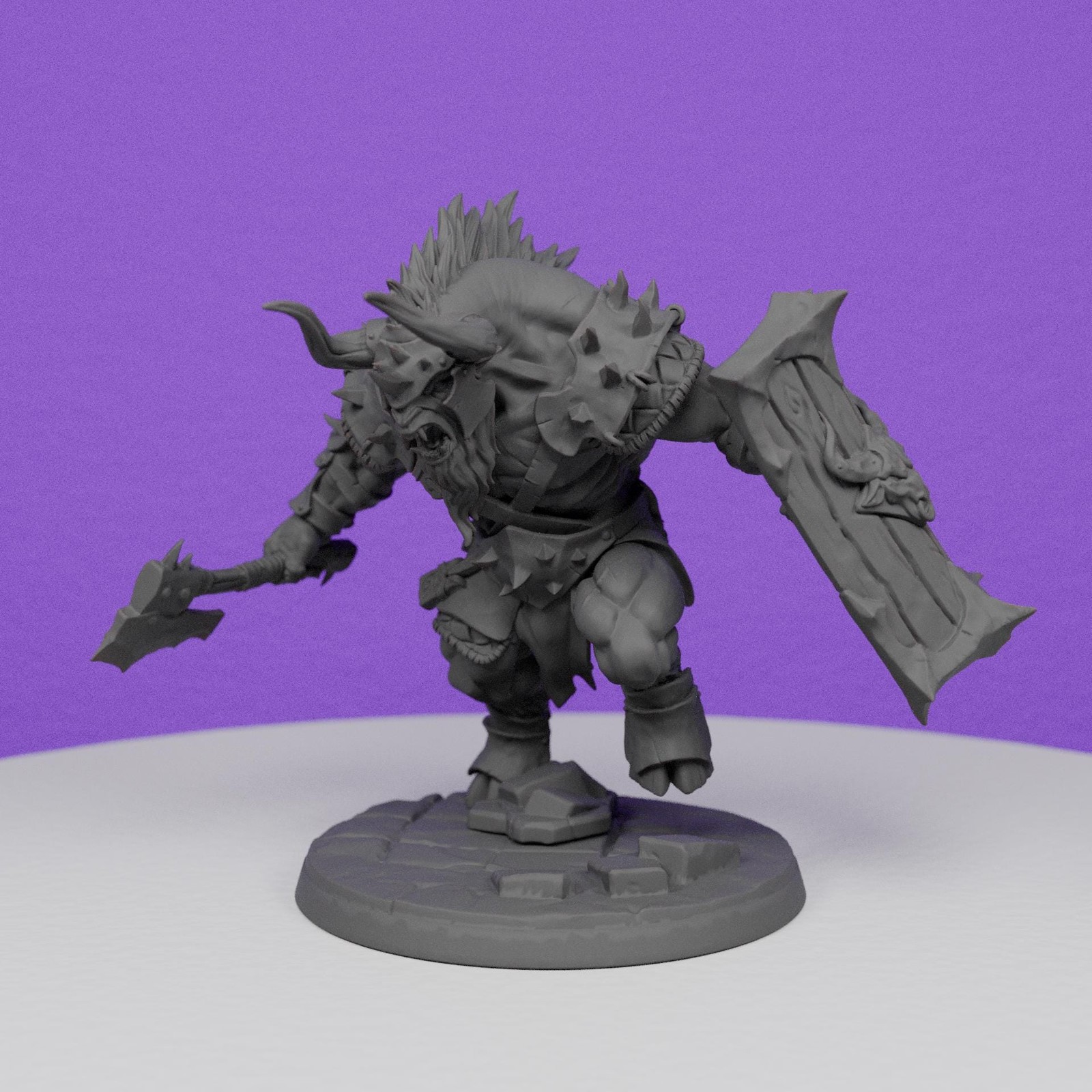 Beastmen Minoc Minotaur Gladiator | Artisan Guild Miniatures