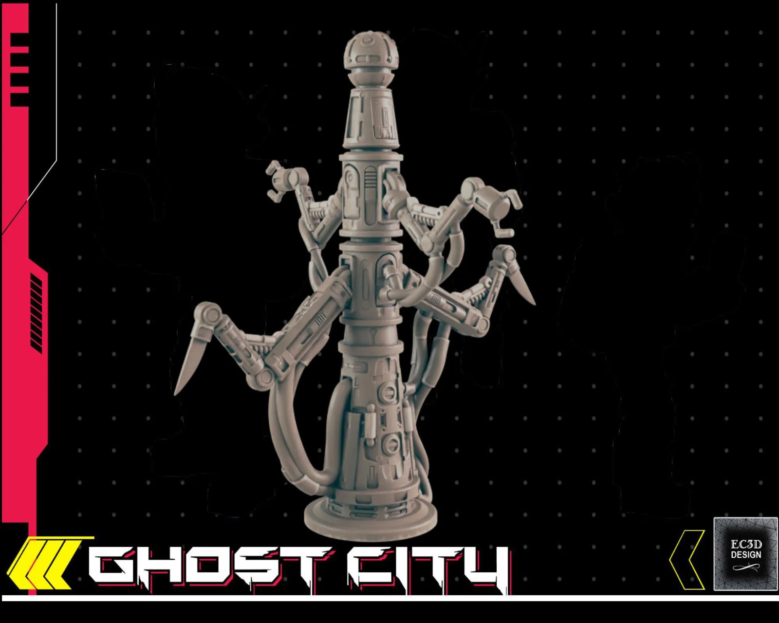 Medical Droid Station - Cyberpunk/Sci-Fi  - 28mm or 32mm - Ghost City