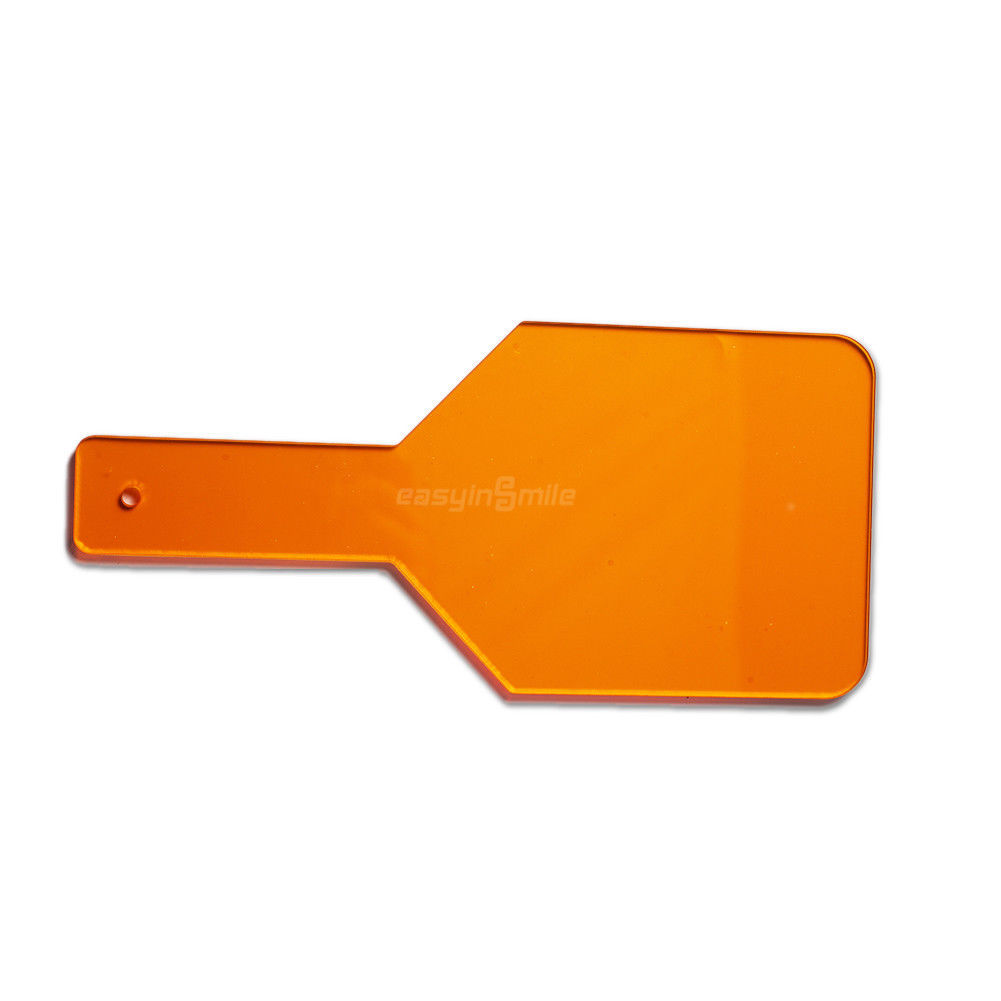 EASYINSMILE Dental Shield Hand-Held Protective Paddle For Curing Light Filter