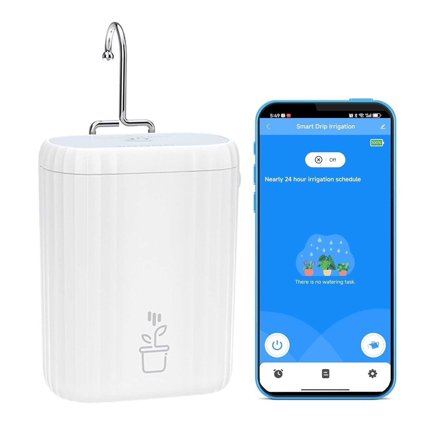 WiFi Automatic Plant Waterer Smart Drip Irrigation System for 10 Potted Plants