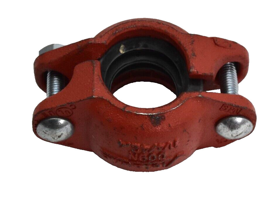 Victaulic 1-1/4/42.4 FireLock 1/14" Rigid Two-Bolt Steel Coupling 009N