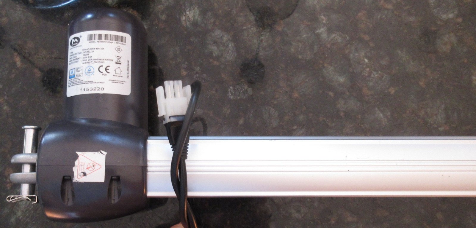 Motion Italia Electric Recliner Motor Actuator KE33MOAC3xyz MO-AC-3064-494-324