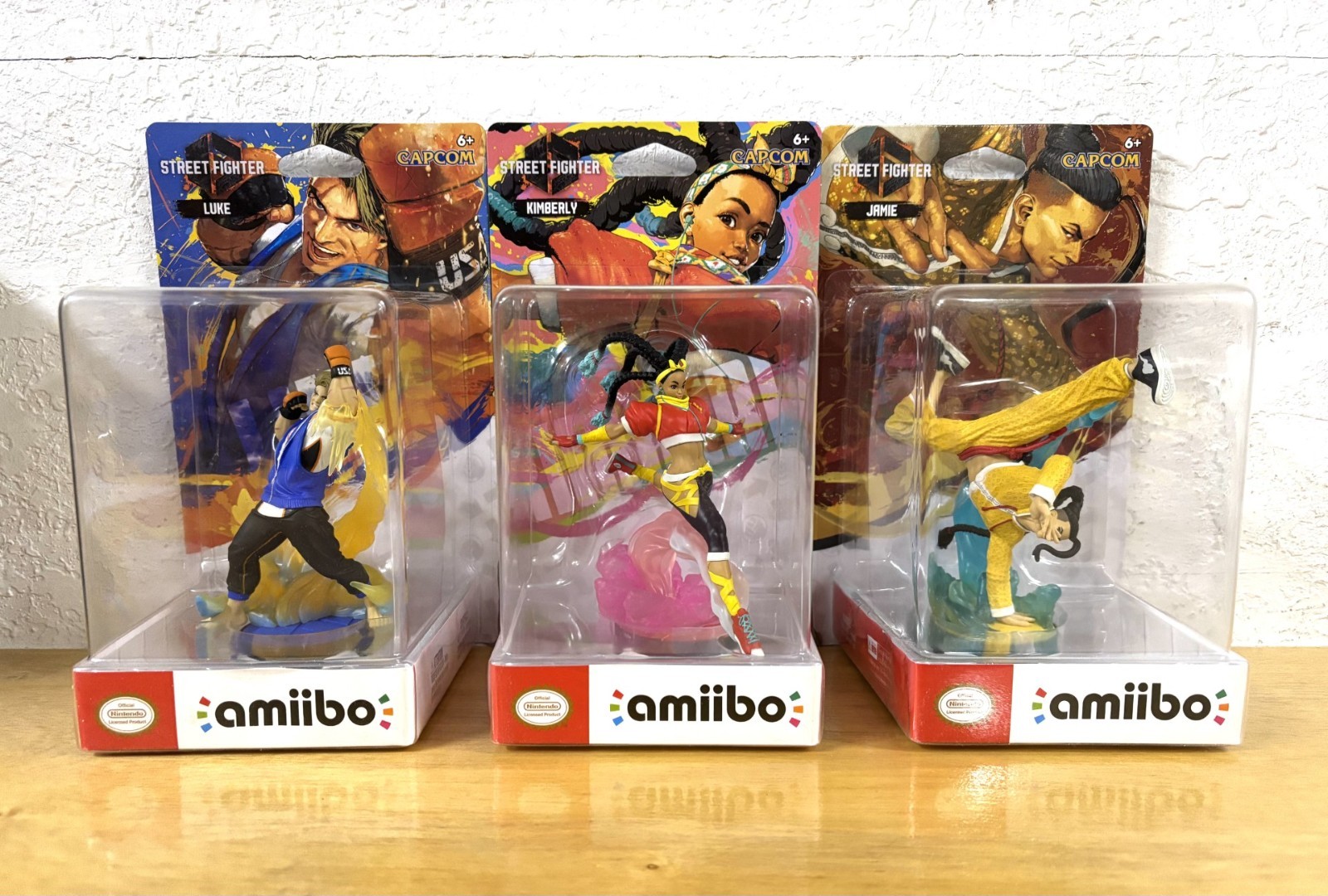 Street Fighter 6 Nintendo Amiibo Set  Luke Kimberly Jamie Brand New Lot of 3