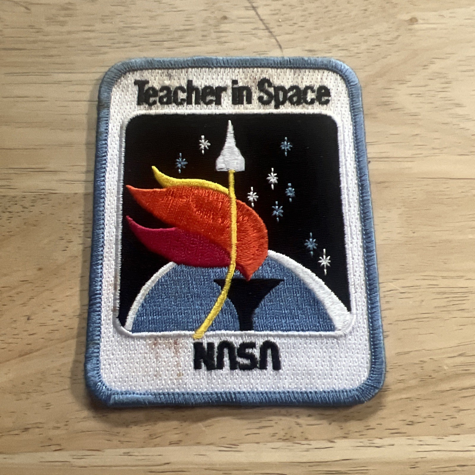 NASA “Teacher In Space” Shuttle Mission Patch. VTG