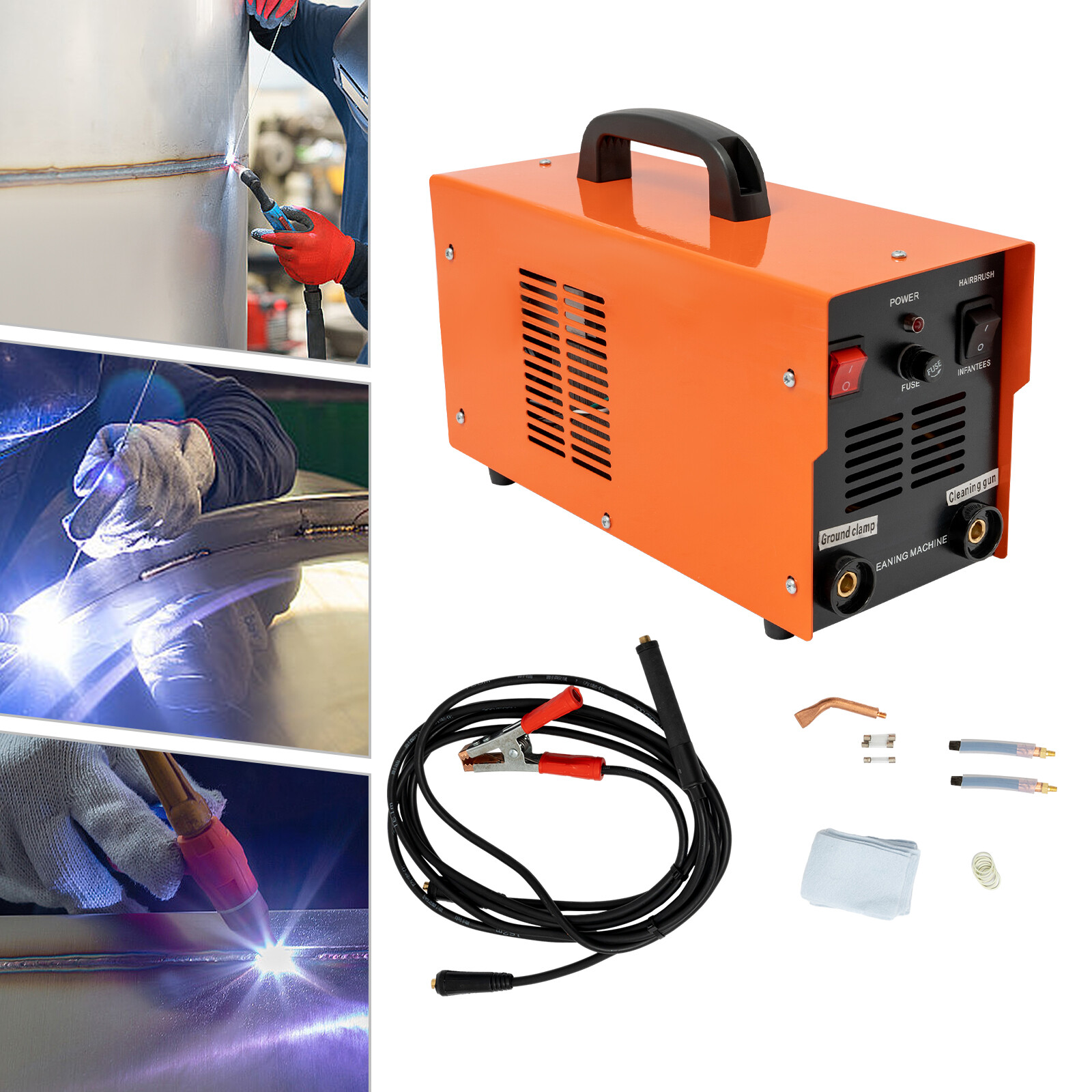 1200W Stainless Steel Welding Bead Processor For Laser Arc Welding Spot Cleaner