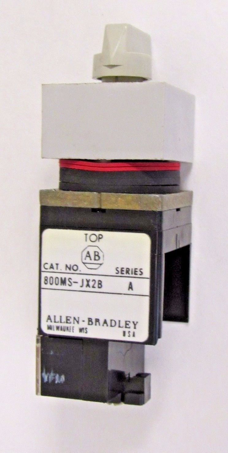 ALLEN BRADLEY 800MS-JG2BB 3 POSITION SQUARE SELECTOR SWITCH NEW OLD STOCK