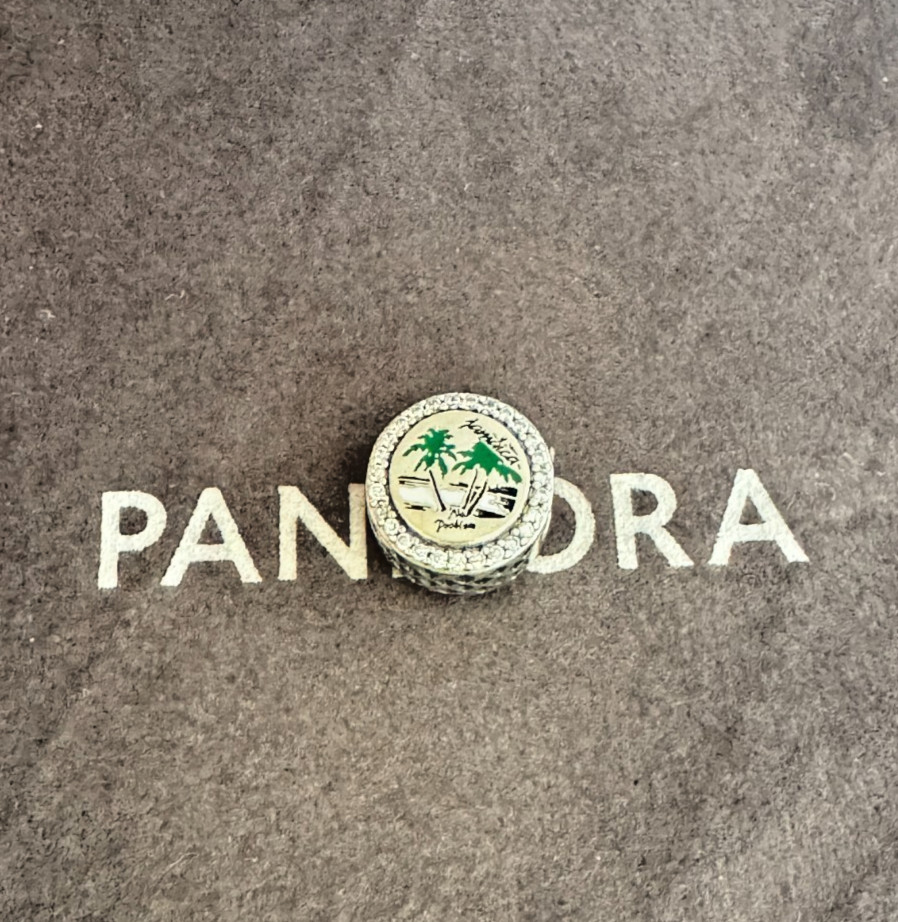 Pandora No Problem Jamaica Charm  Exclusive Bead Charm  S925 Sterling Silver
