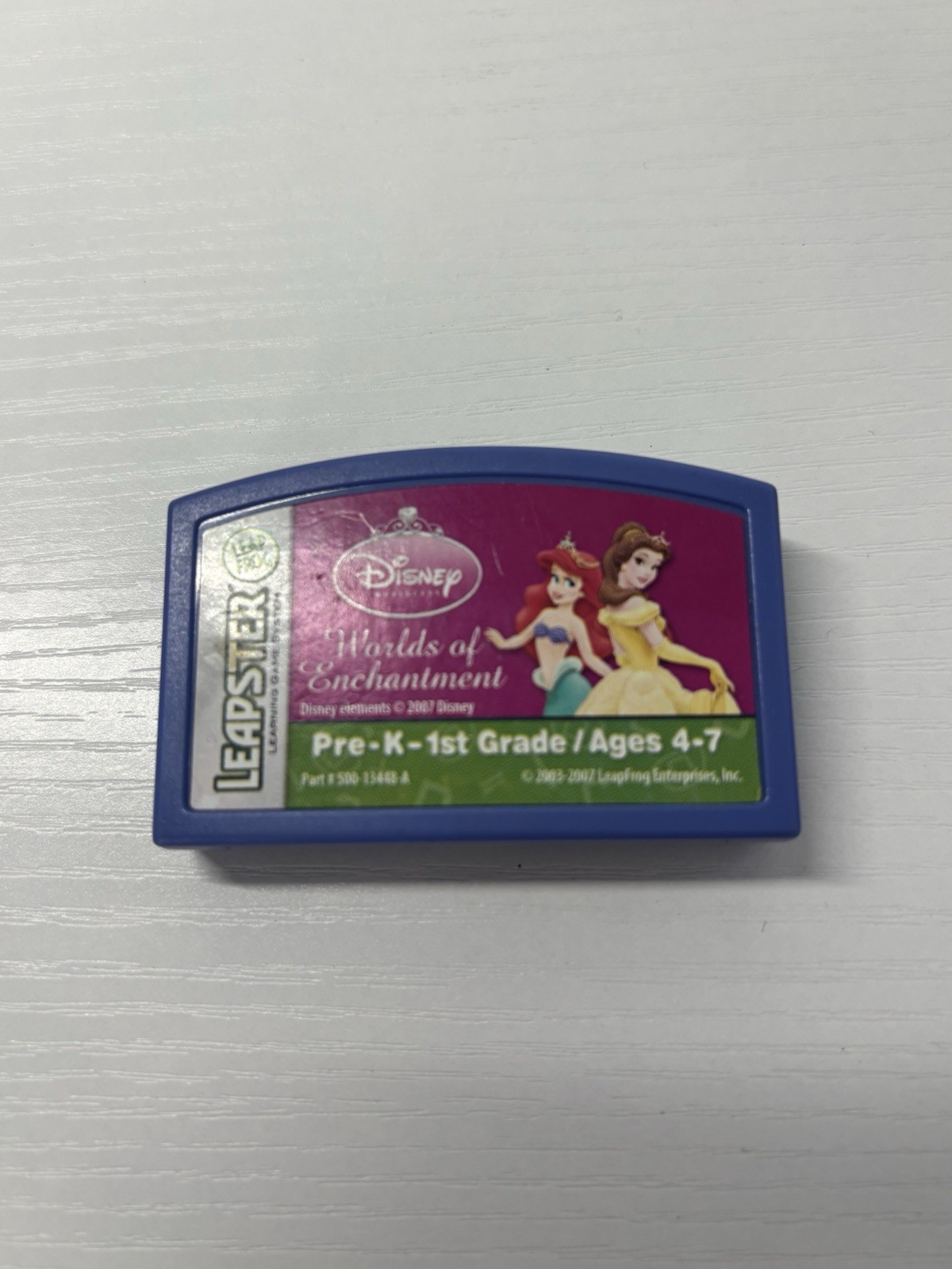 Leap Frog Leapster Disney Princess Worlds of Enchantment Game Cartridge