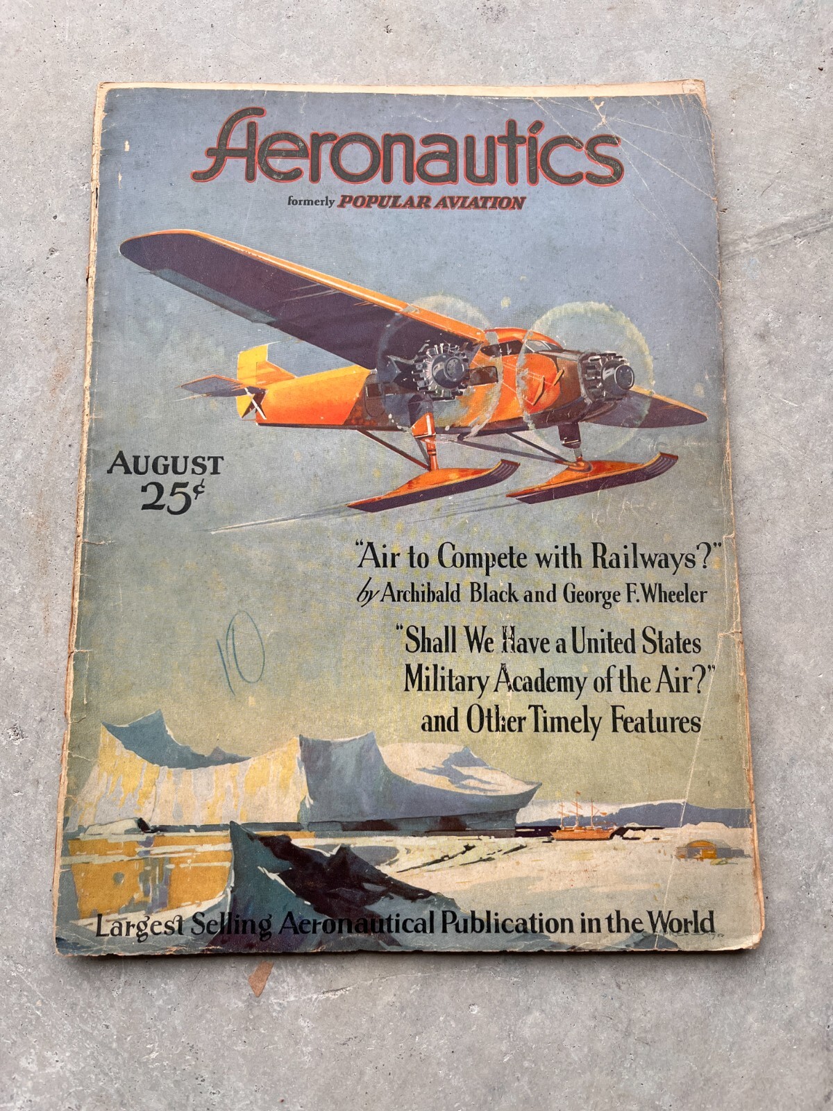 Vintage Issue of AERONAUTICS Magazine August 1929