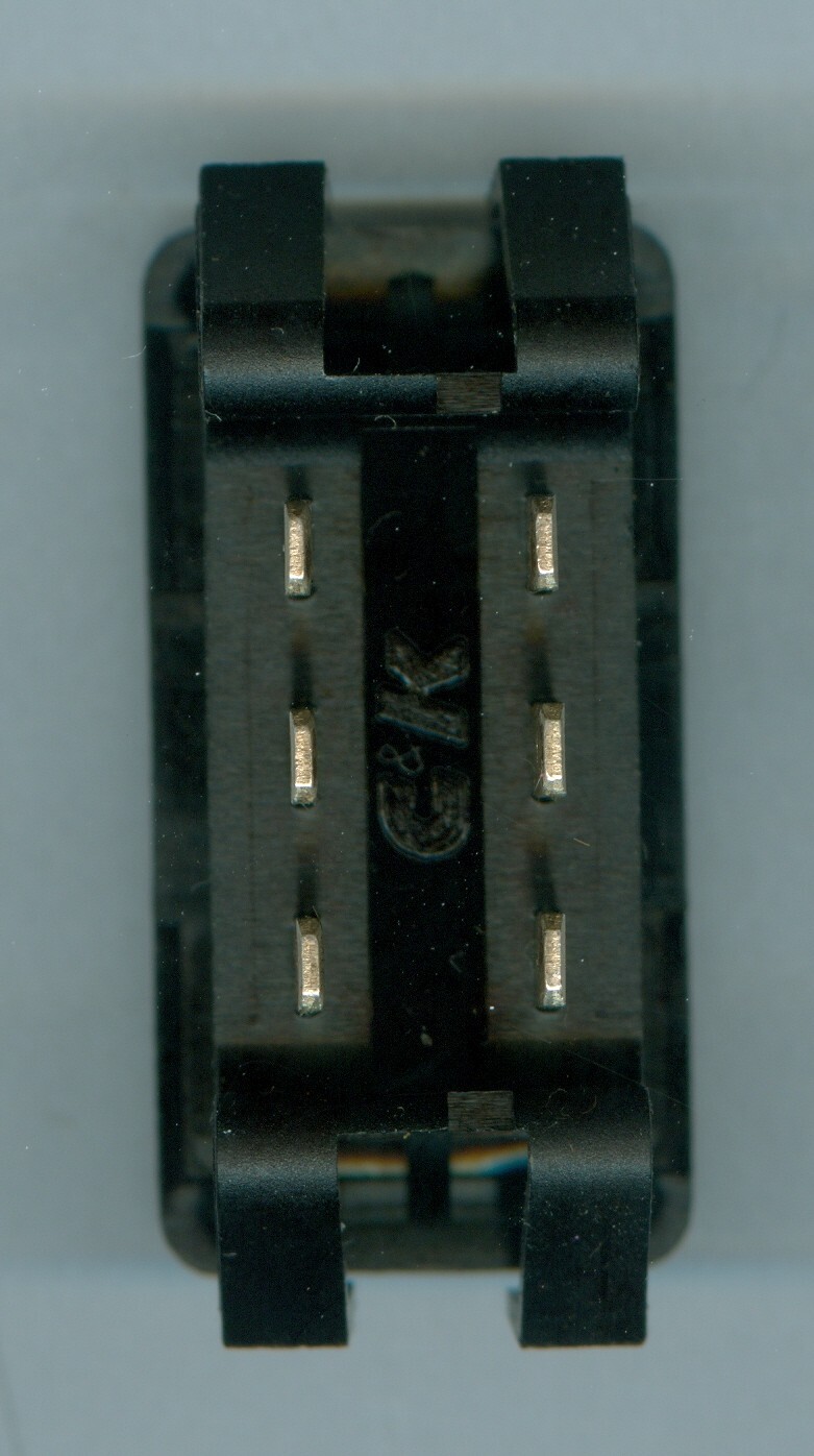 C&K S Series DPDT power switch
