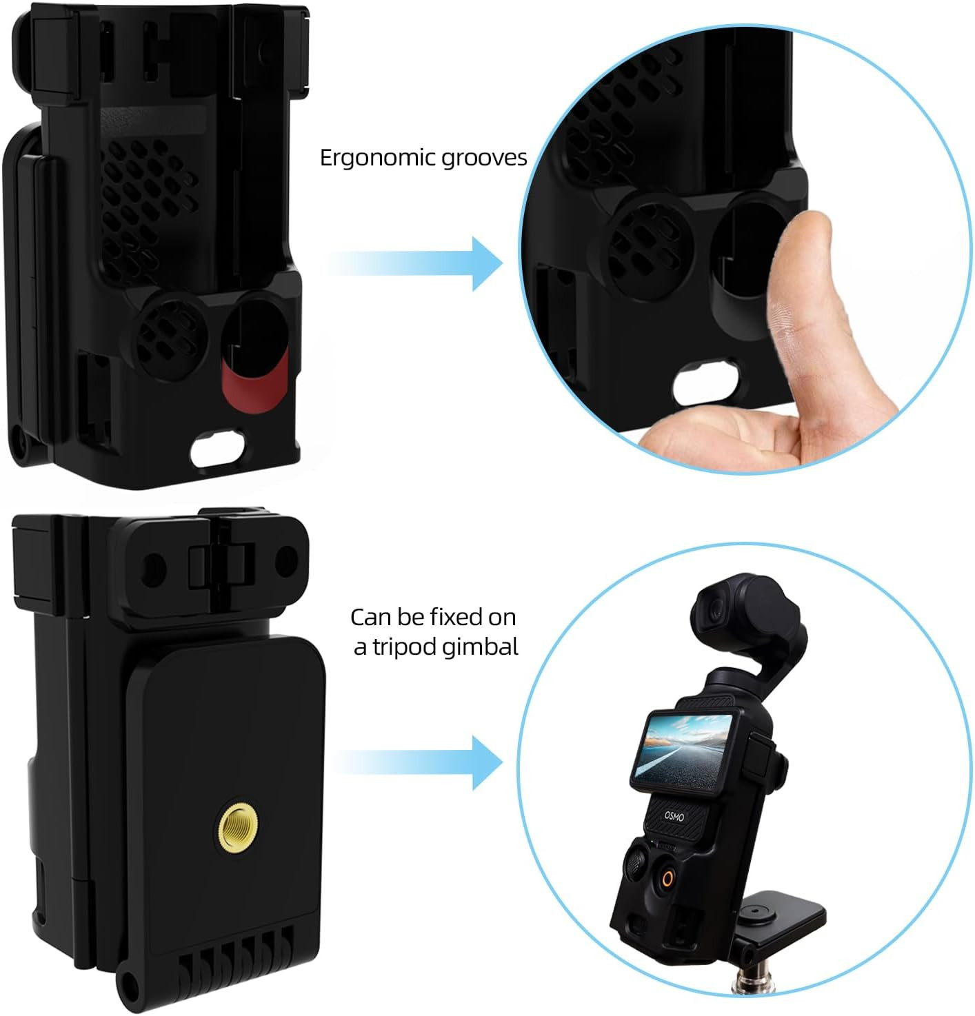 Magnetic Mount Stand Compatible for DJI Osmo Pocket 3, Adjustable Osmo Pocket 3