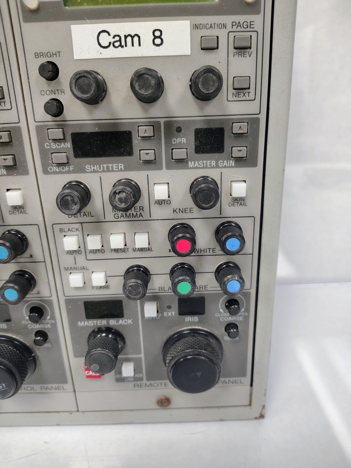 (4) SONY REMOTE CONTROL PANEL RCP-TX7 - NO CABLES - UNTESTED