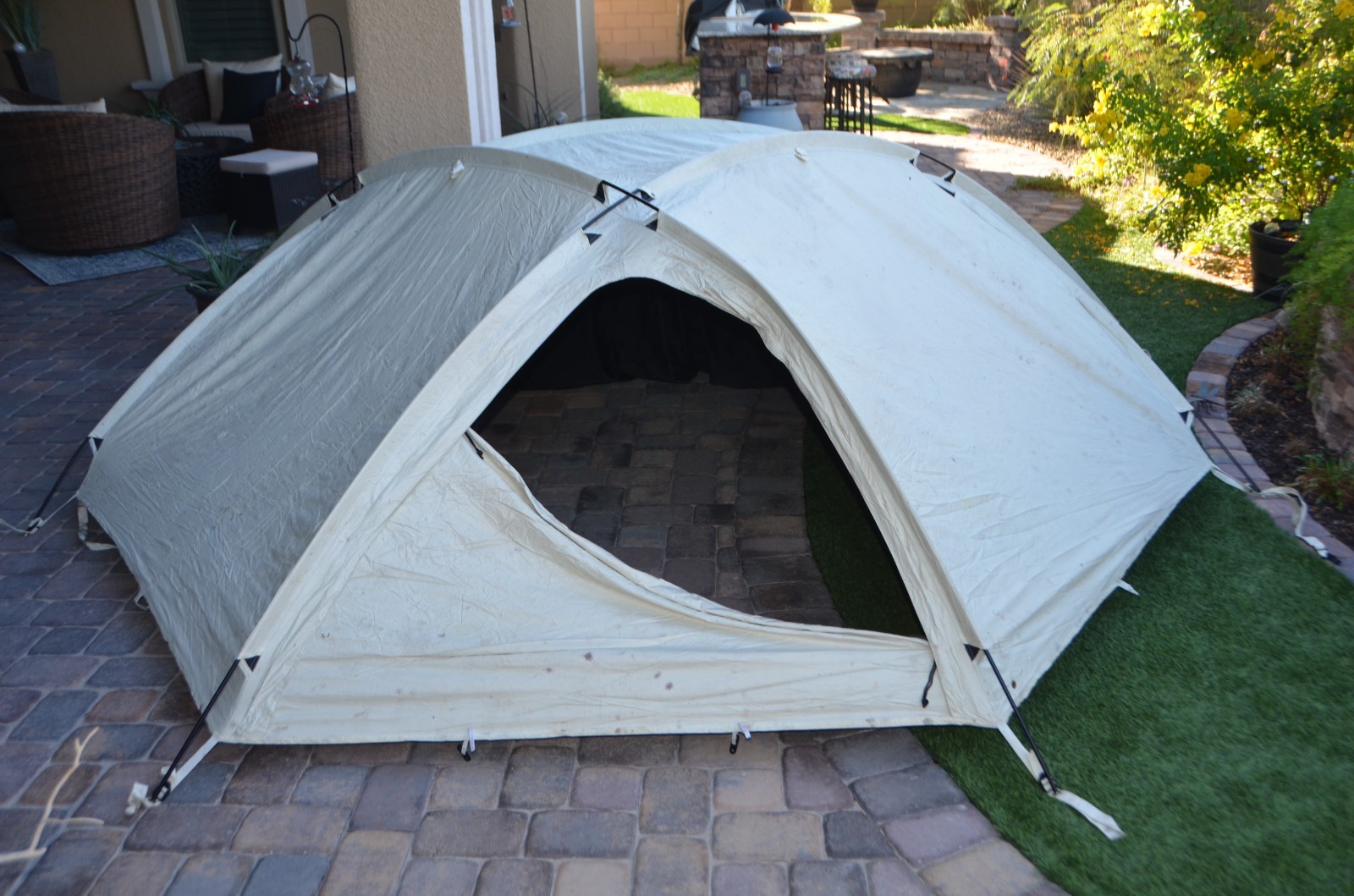 North Face ECWS Military 4 Season Tent Fly Arctic White