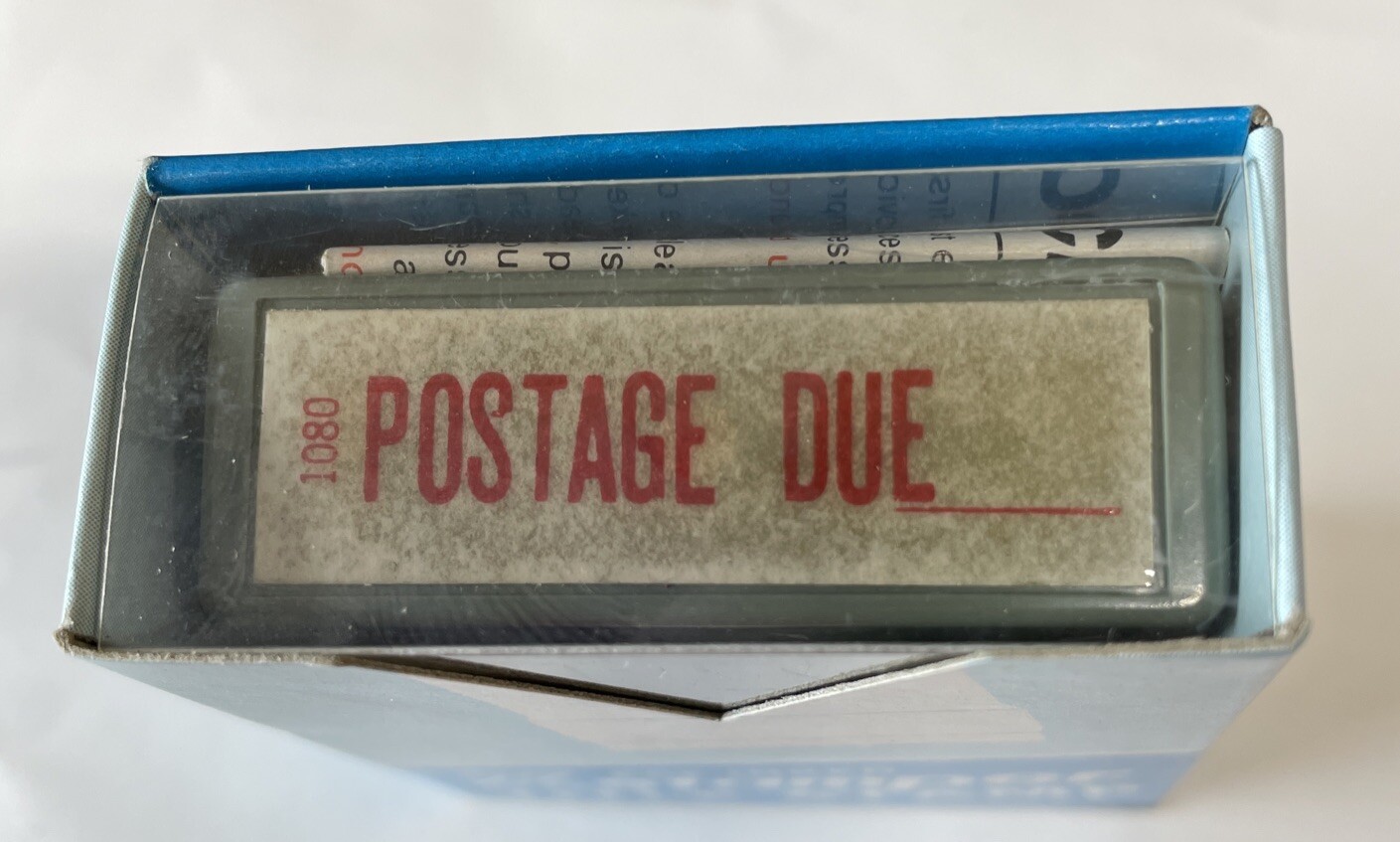 Shachihata Xstamper "Postage Due" Pre-Inked Re-Inkable Stamp 1080