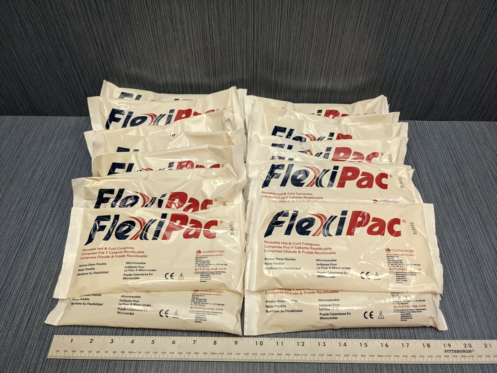 Lot of 24 Reusable Hot Cold Compress FlexiPac Chattanooga Gel Ice Packs 10" x 5"