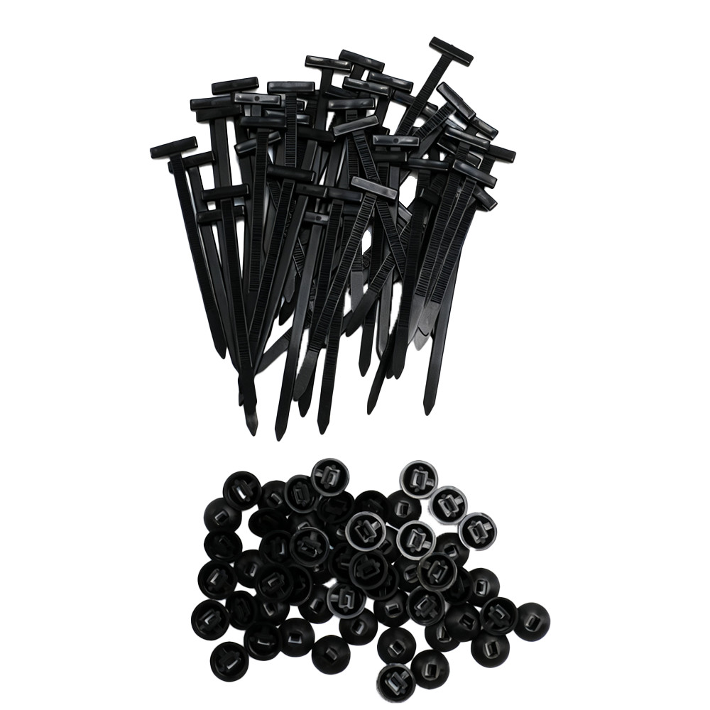 300Pcs Heavy Duty Nylon Zip Tie Self-Locking Cable Tie Buckle