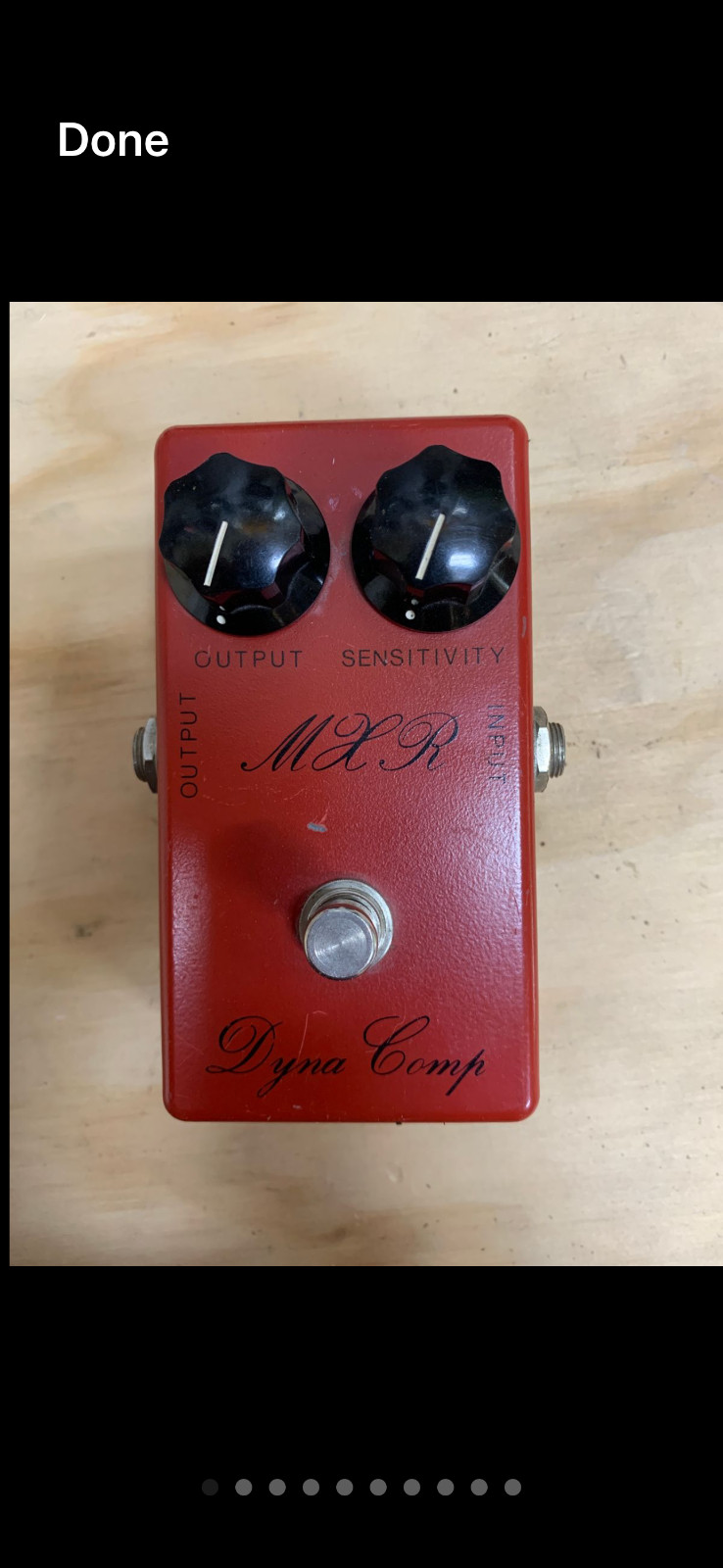 MXR script logo Dyna Comp genuine vintage 1976-not a reproduction. Ships Free!