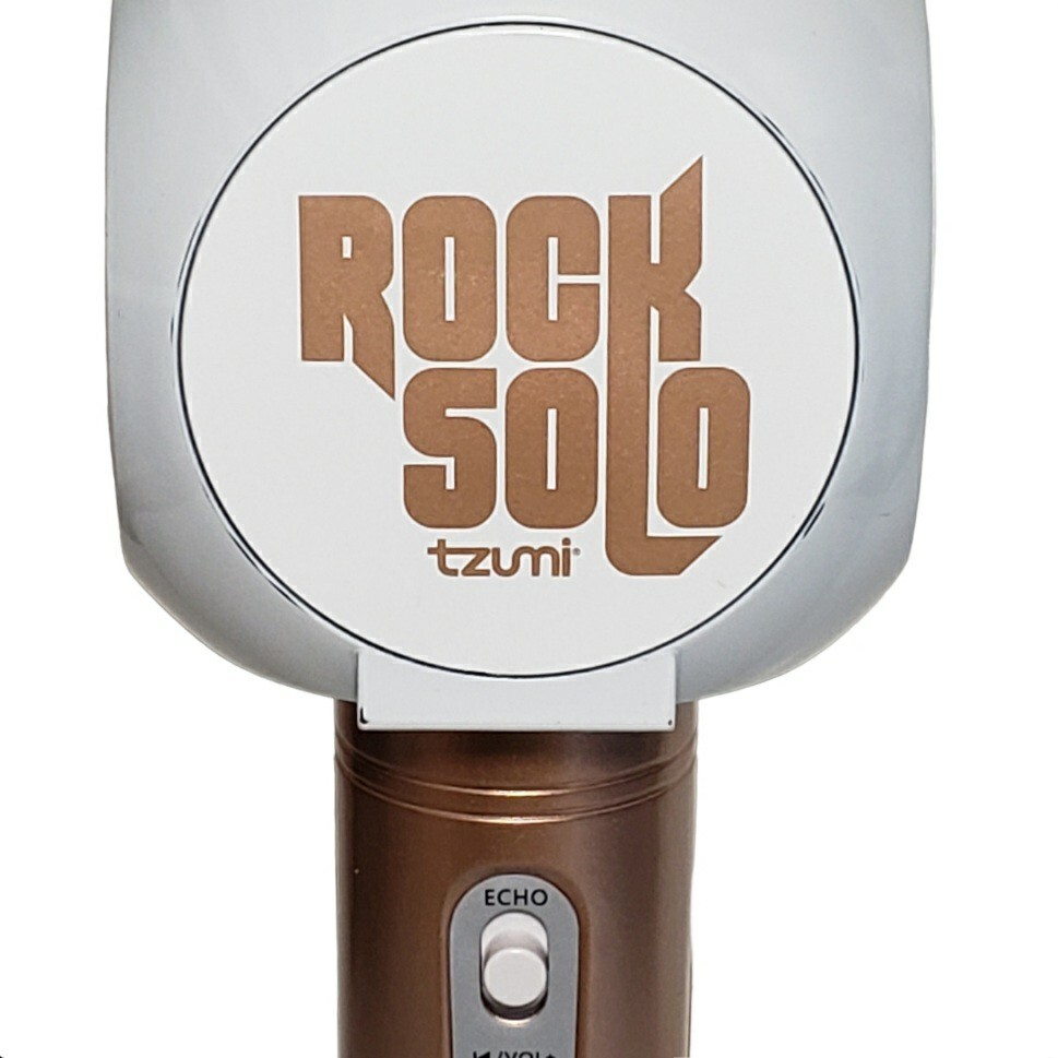 Rock Solo Bluetooth Karaoke Microphone Tzumi iOS Ready Tested Works