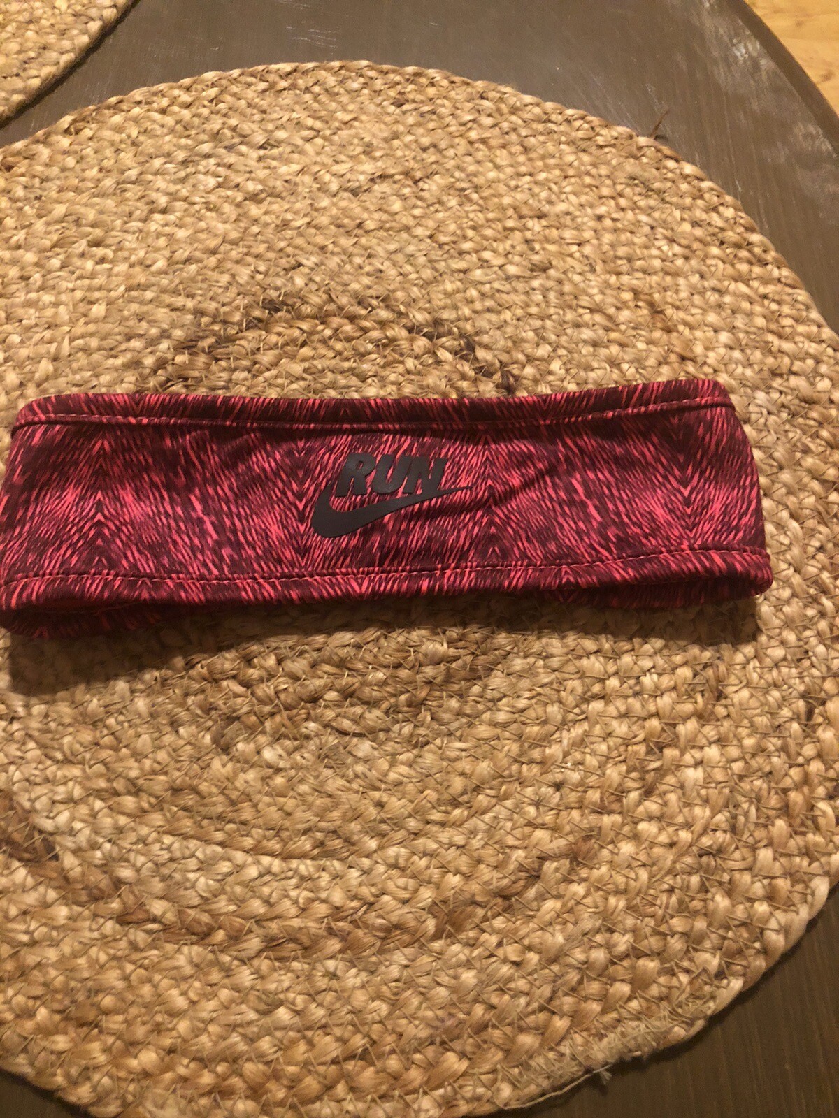 NIKE Run Headband Reversible Bright Hi-vis Color