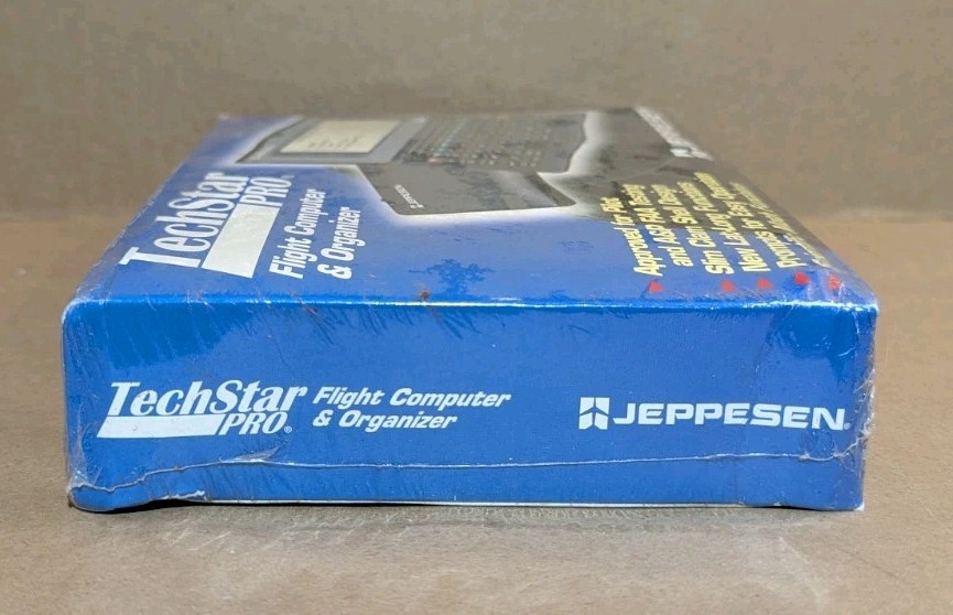 Jeppesen TechStar PRO Electronic Flight Computer Pilot E6B Calculator