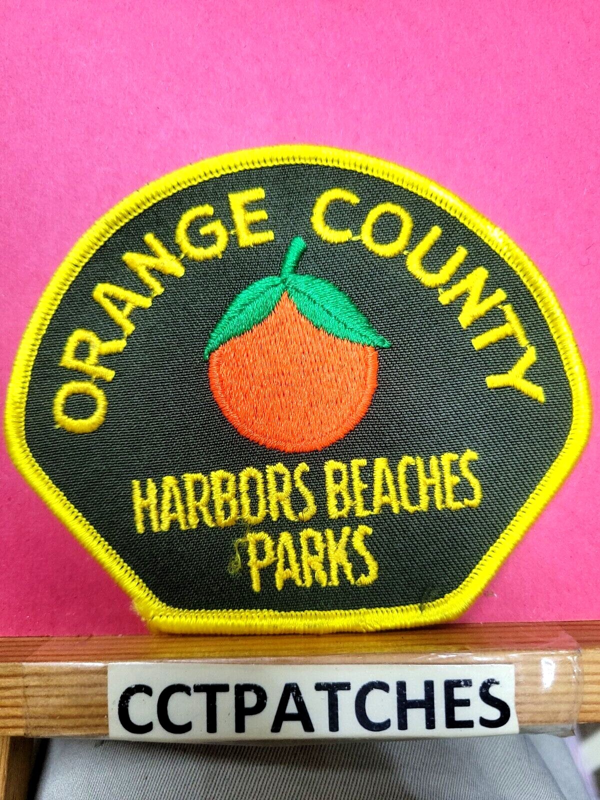 ORANGE COUNTY, CALIFORNIA HARBORS BEACHES PARKS (POLICE) SHOULDER PATCH CA