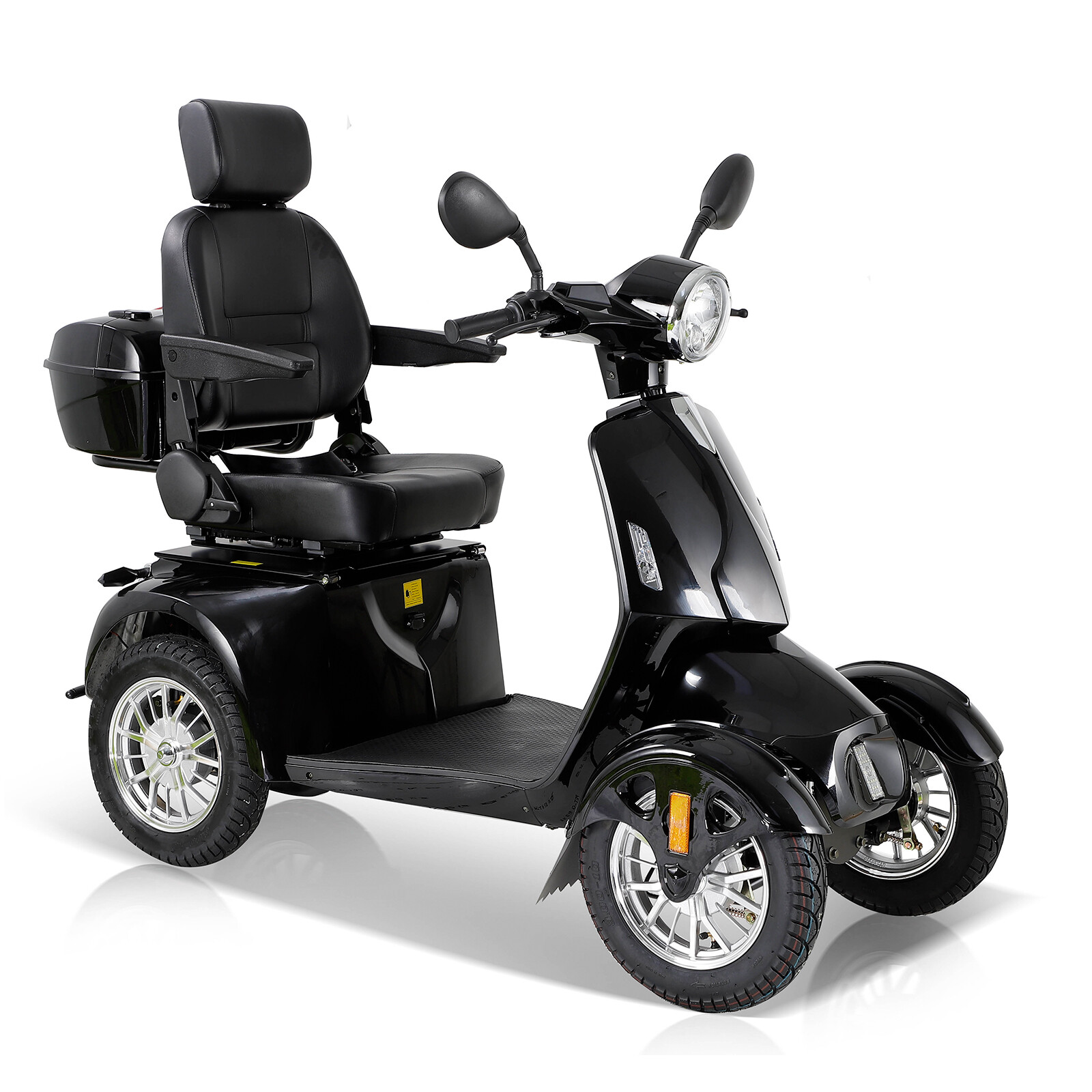 4 Wheels Mobility Scooter 800W Motor 60V 20Ah Battery Adult Senior Black