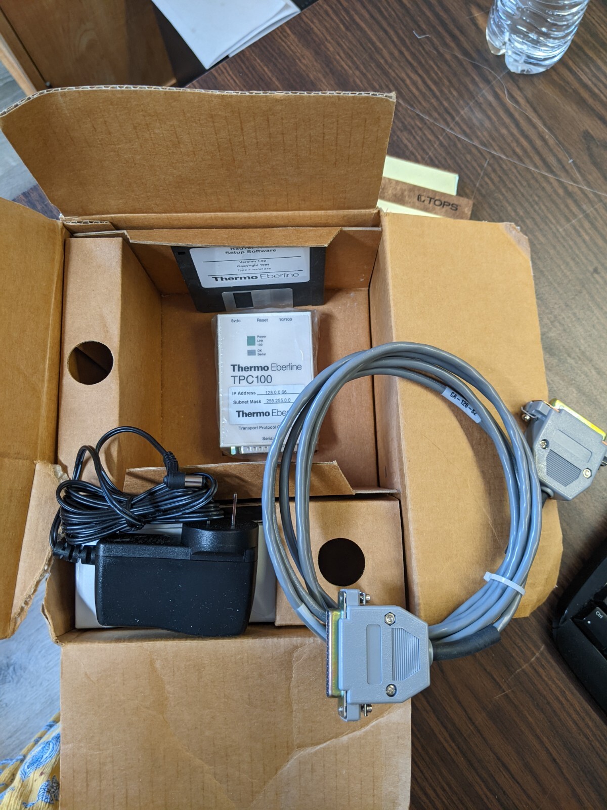 Thermo Eberline TPC100 Transport Protocol Converter w/ cord, cable and software