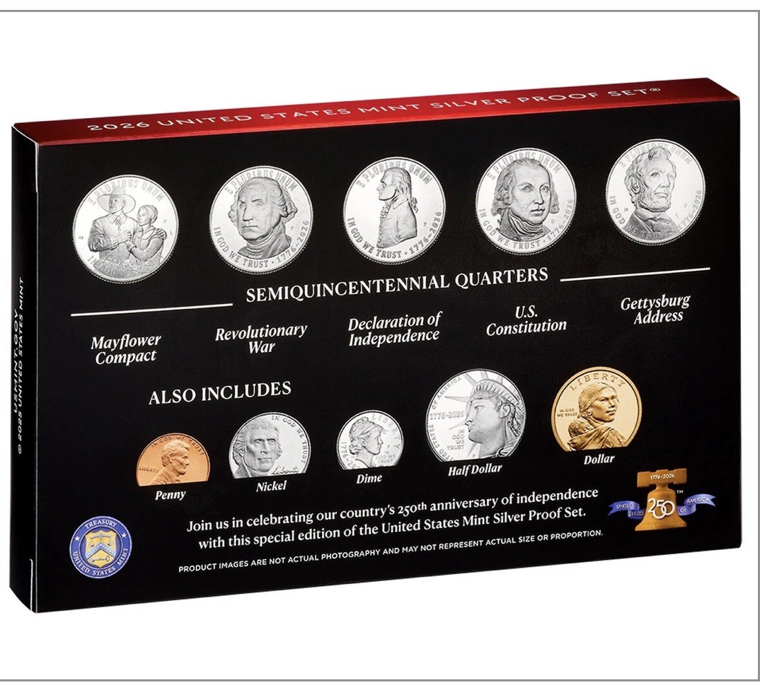 2026 Semiquincentennial Silver Proof Set.