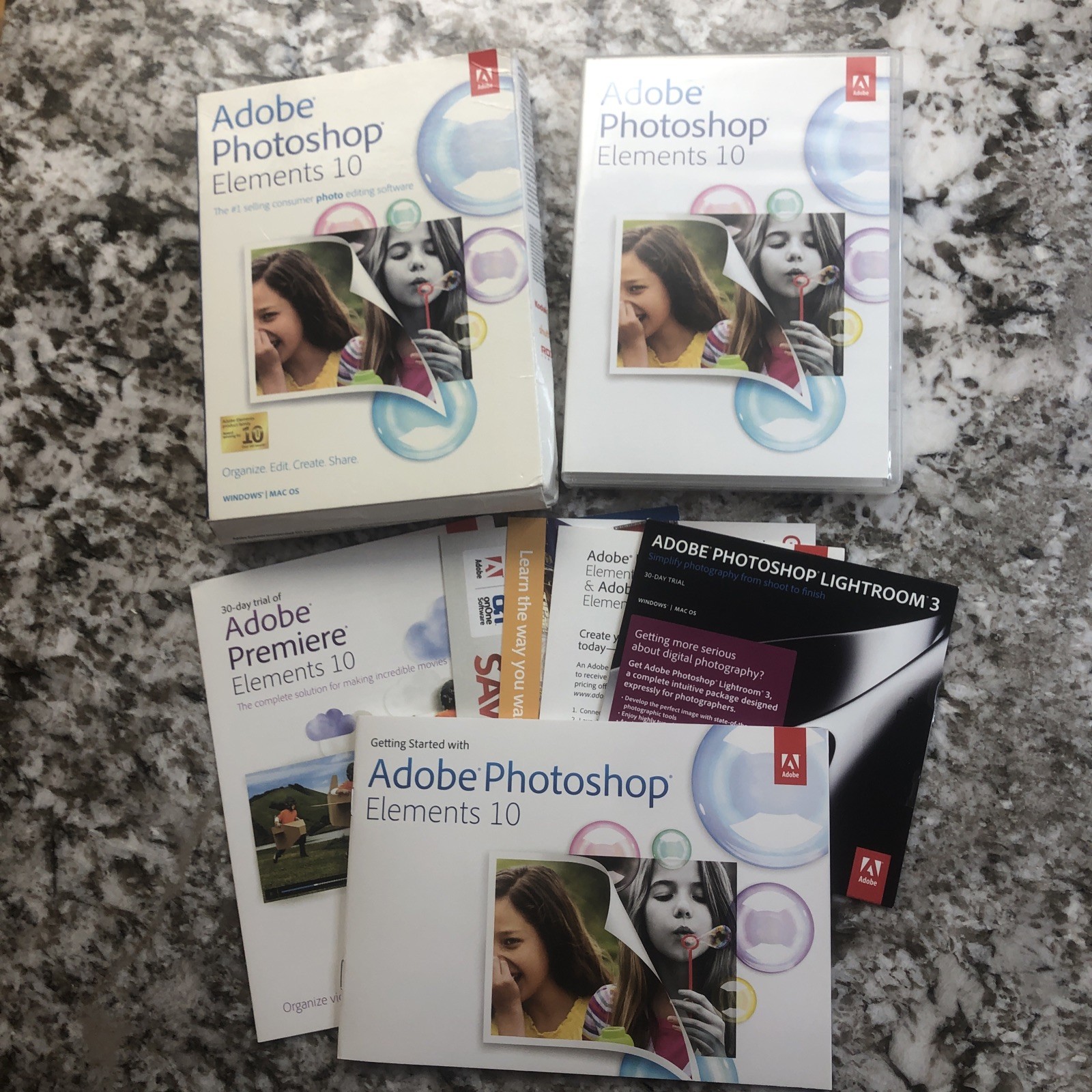 Photoshop Elements 10 Windows Mac PC Photo Editing Software Disc + Serial