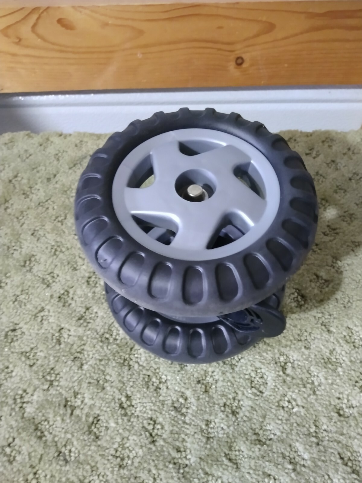 Mothercare nanu Stroller front Wheel Tire only. Size 5 3/8"