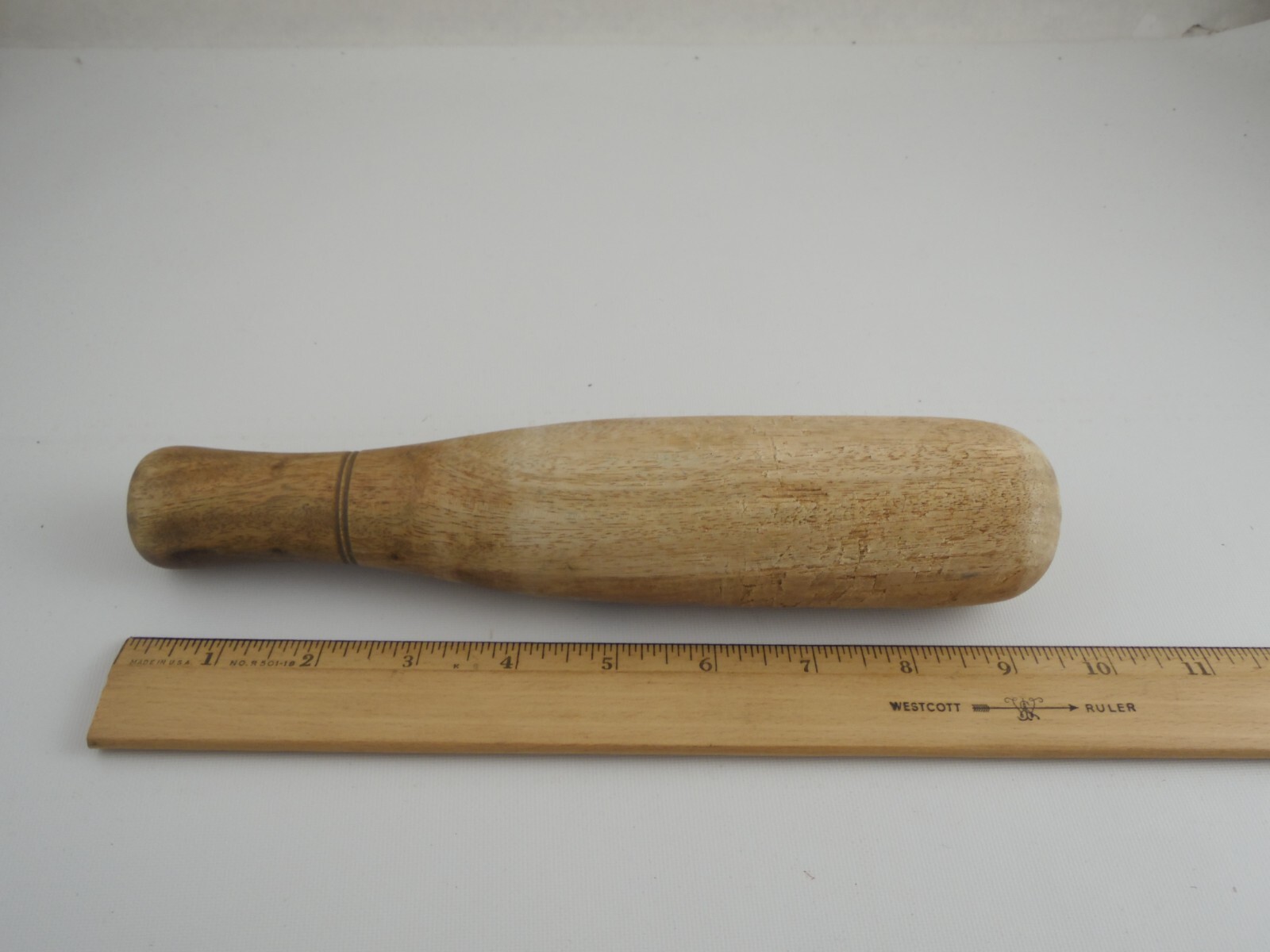 Vintage '80's Hand Turned Hard Wood Mini "Knuckle Breaker"