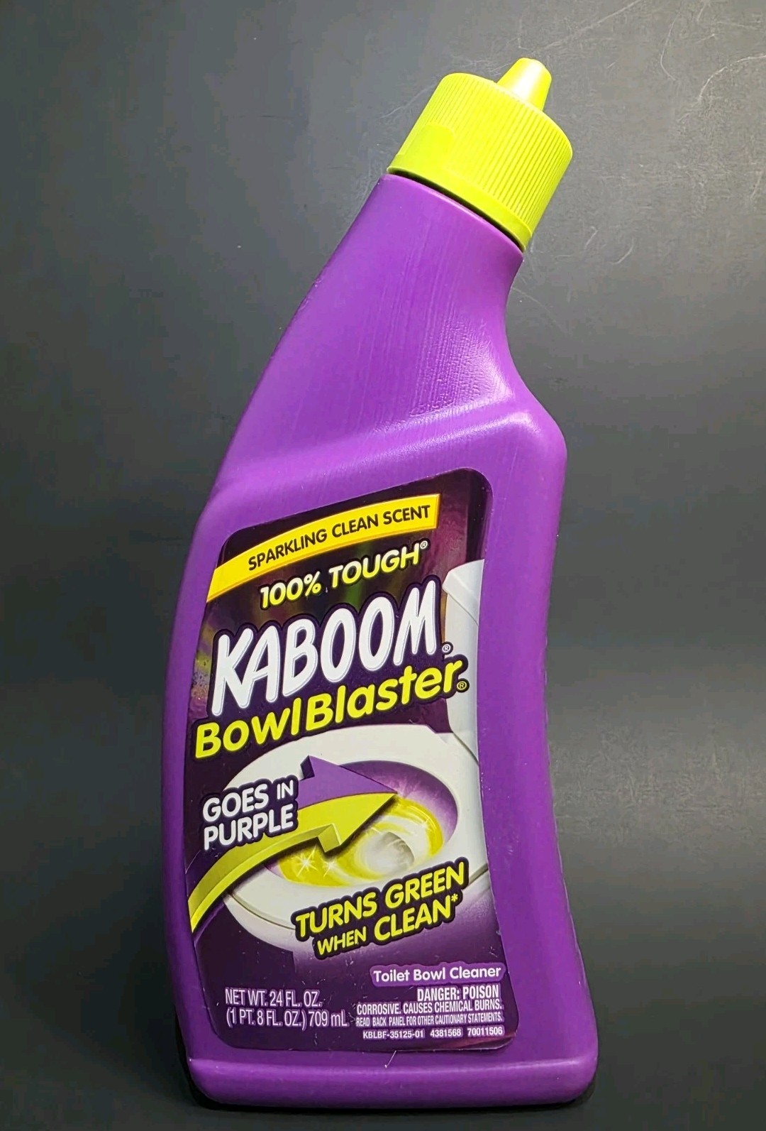 (1) KABOOM BowlBlaster Toilet Bowl Cleaner  Gel~Sparkling Clean Scent~24 oz.